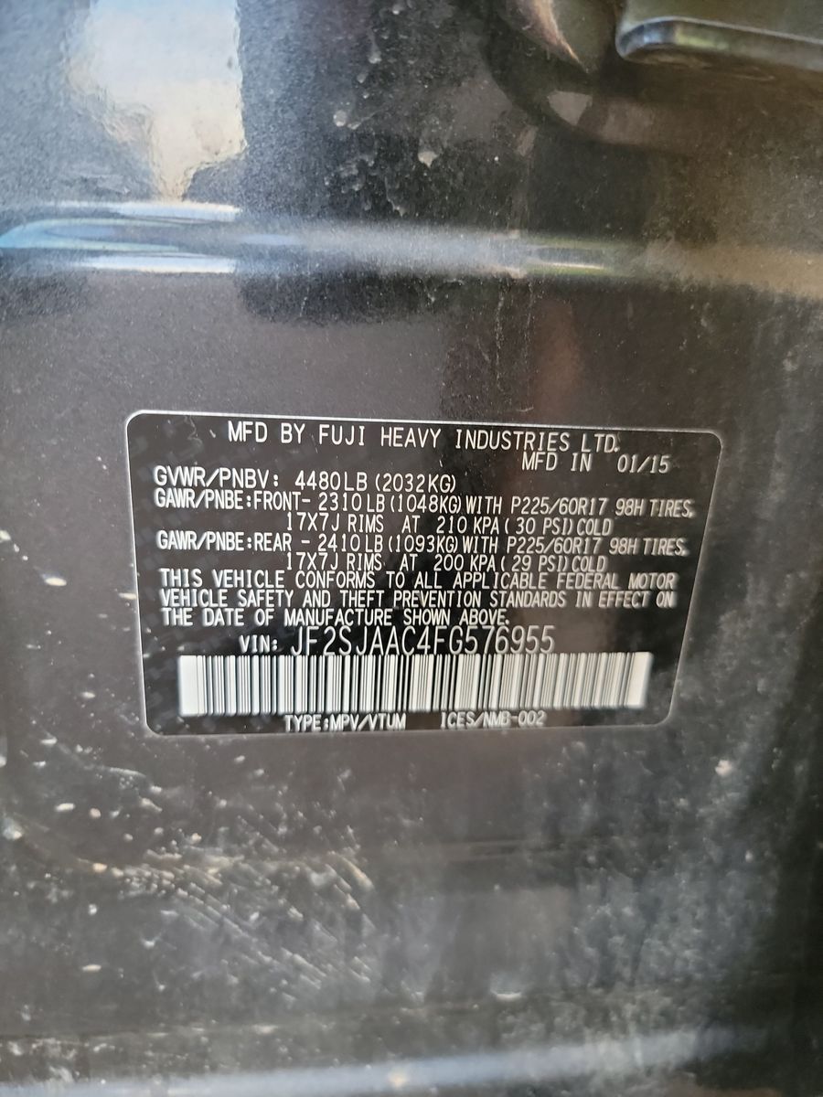 2015 Subaru Forester 2.5i AWD