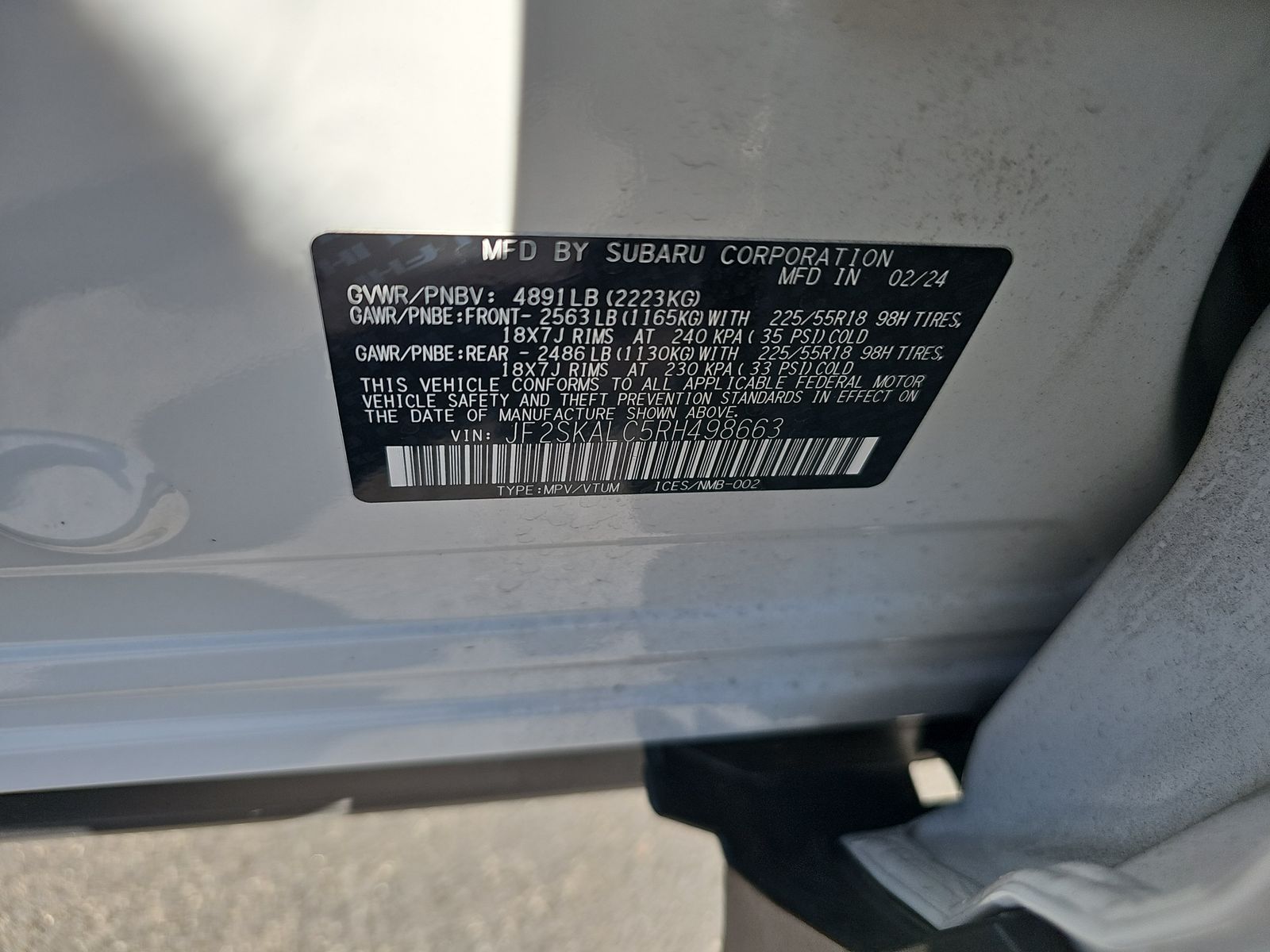 2024 Subaru Forester Limited AWD