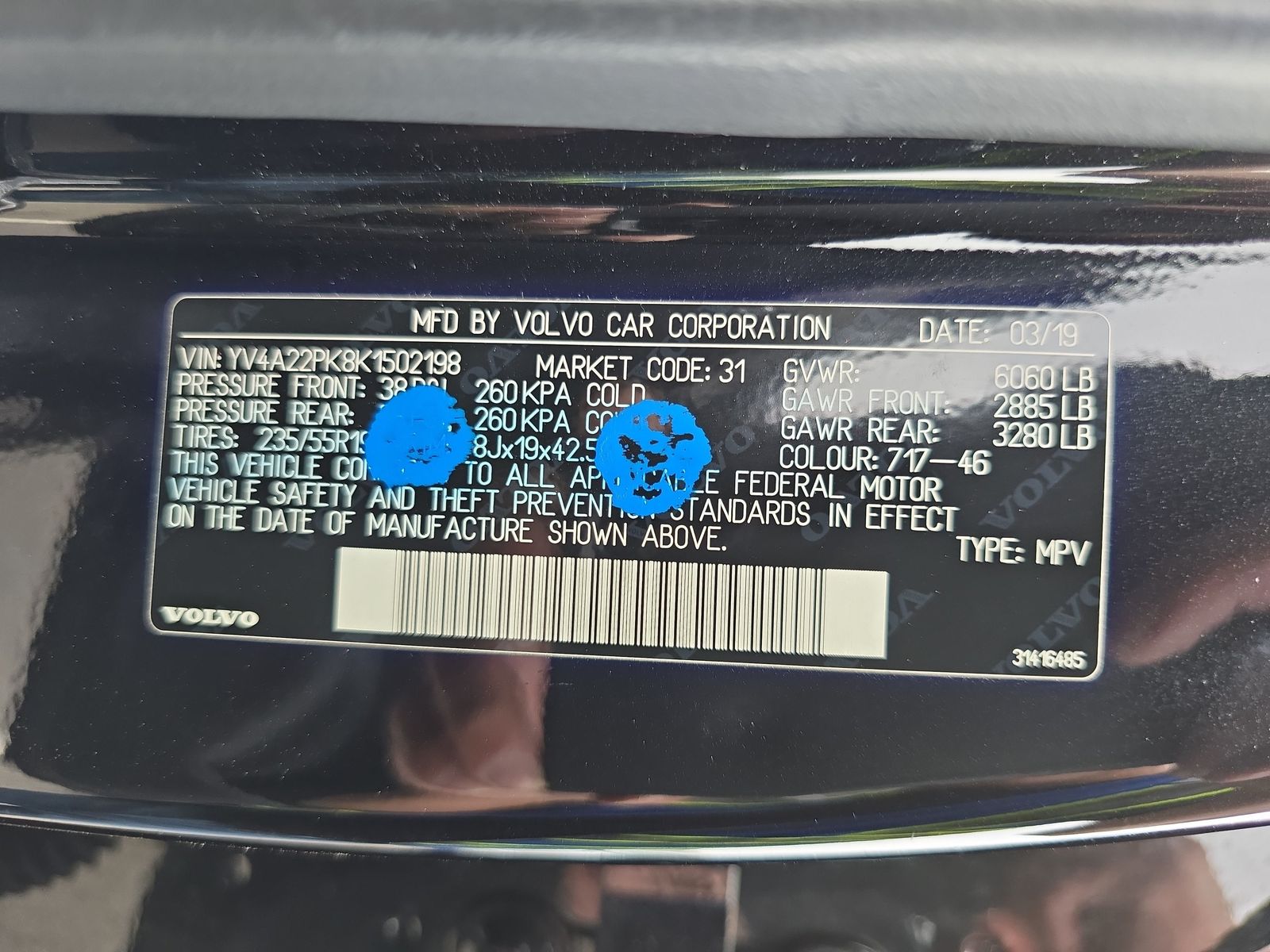 2019 Volvo XC90 T6 Momentum AWD