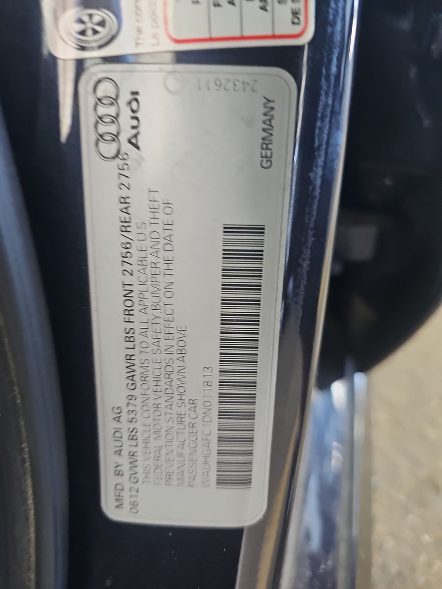 2013 Audi A6 3.0T Prestige AWD