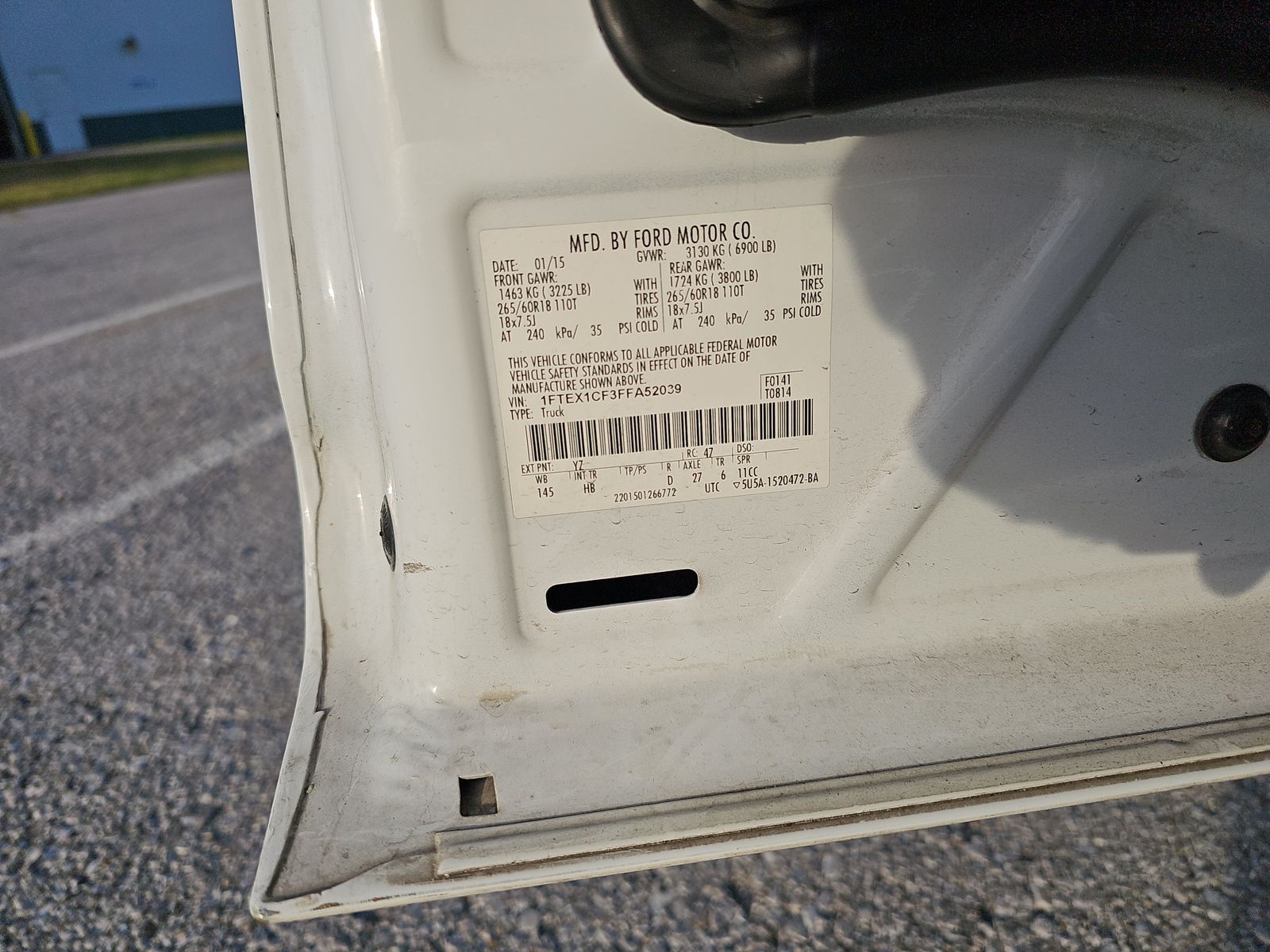 2015 Ford F-150 Lariat RWD