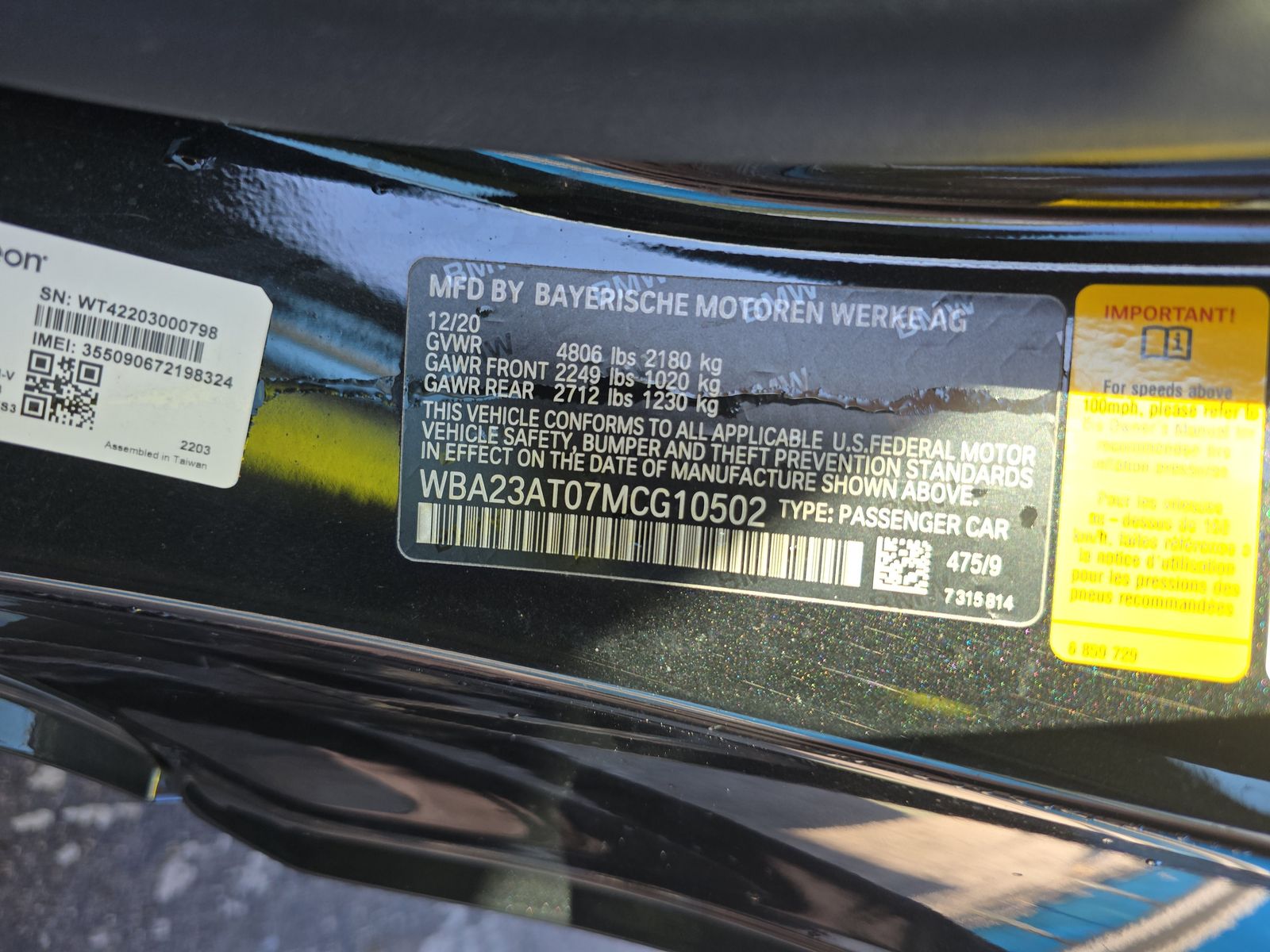 2021 BMW 4 Series 430i RWD