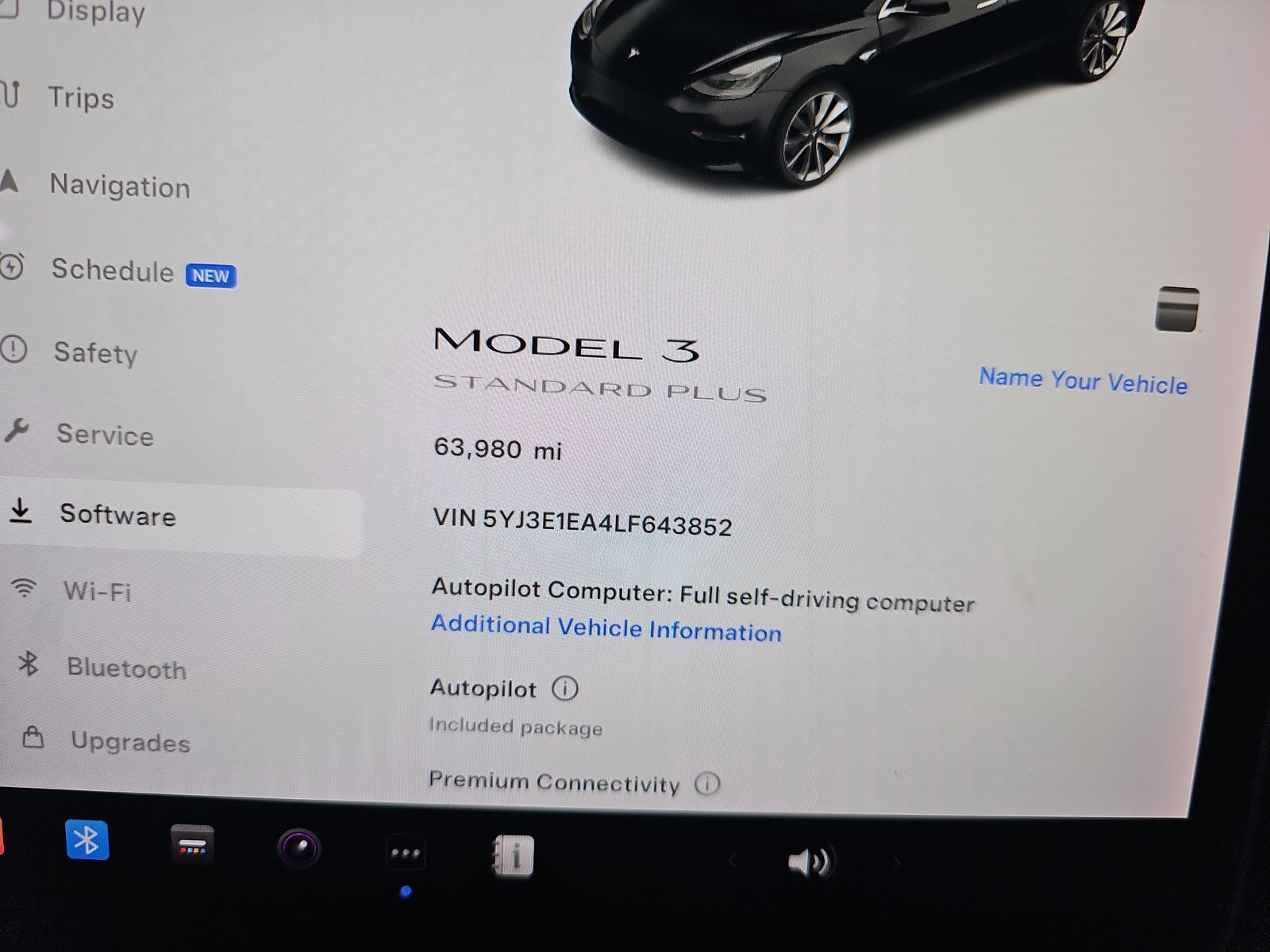 2020 Tesla Model 3 Standard Range Plus RWD