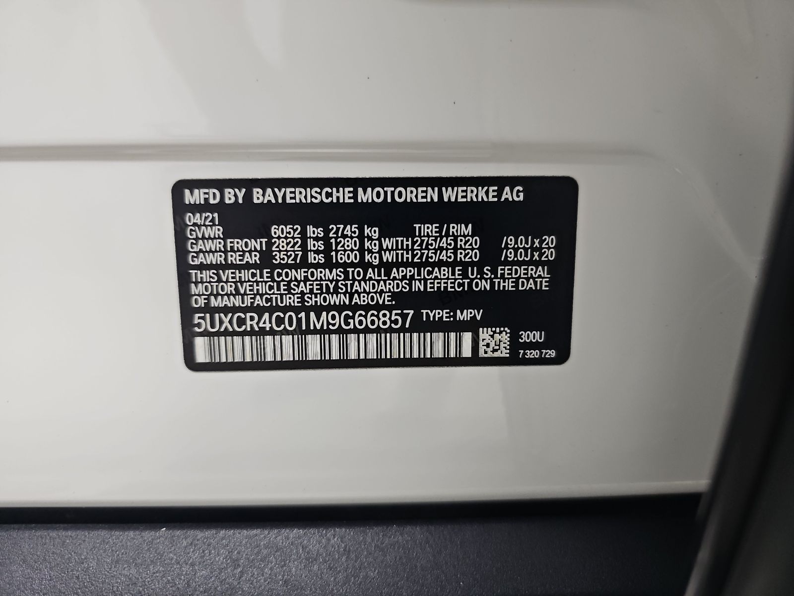 2021 BMW X5 sDrive40i RWD