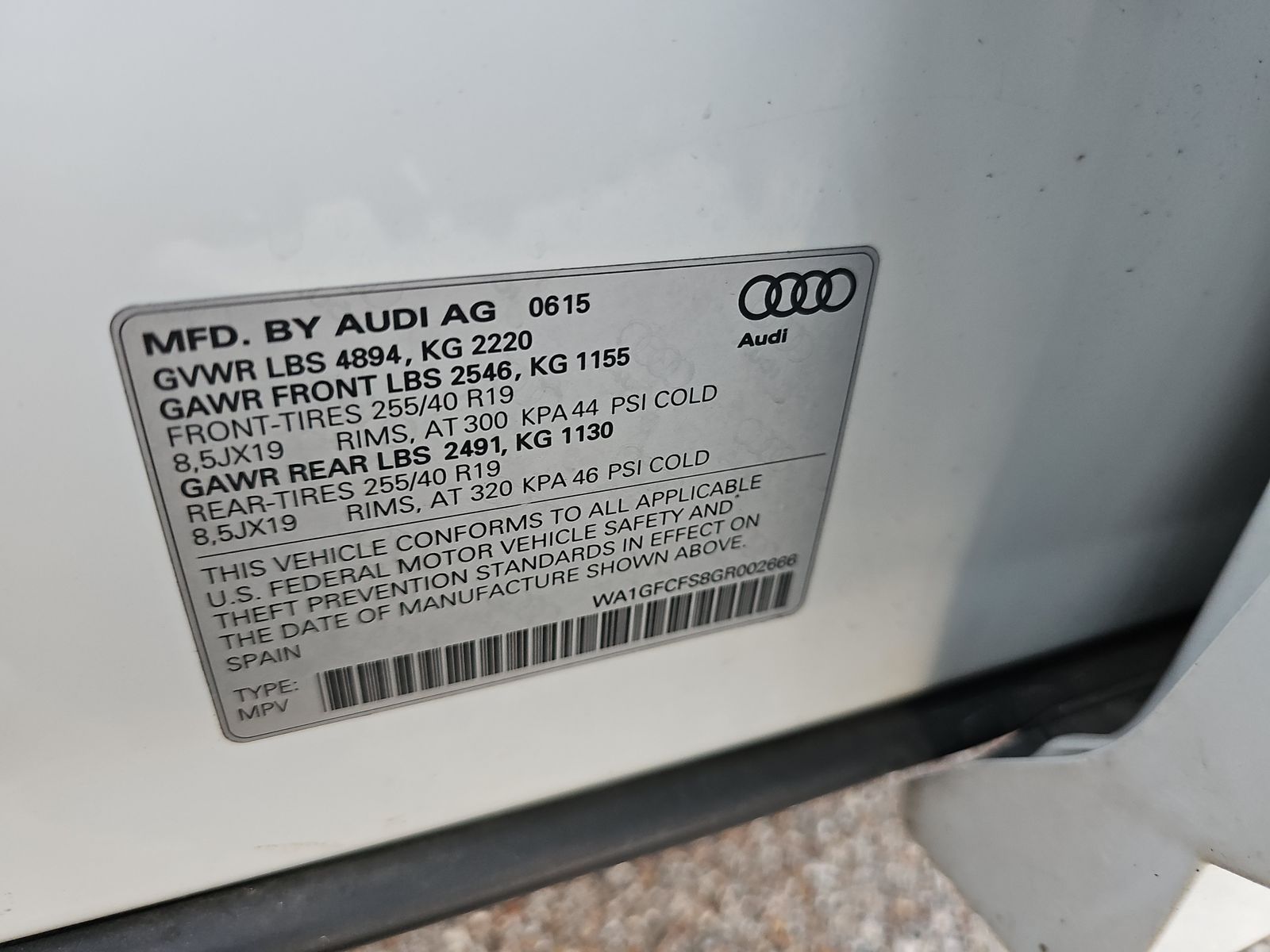 2016 Audi Q3 2.0T Prestige AWD