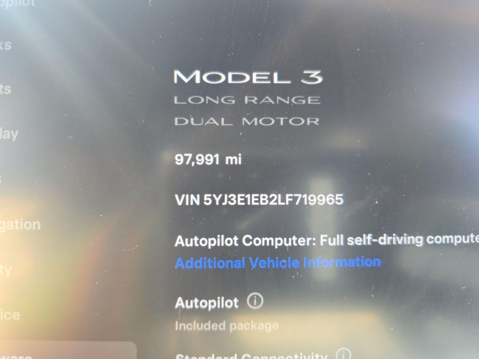 2020 Tesla Model 3 Long Range AWD