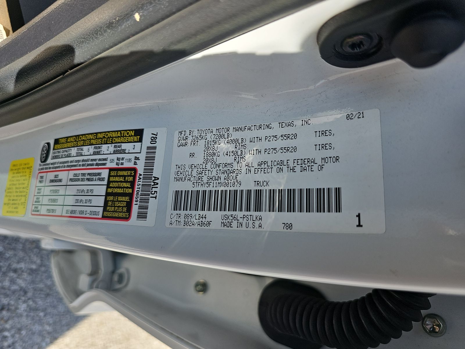 2021 Toyota Tundra Limited AWD