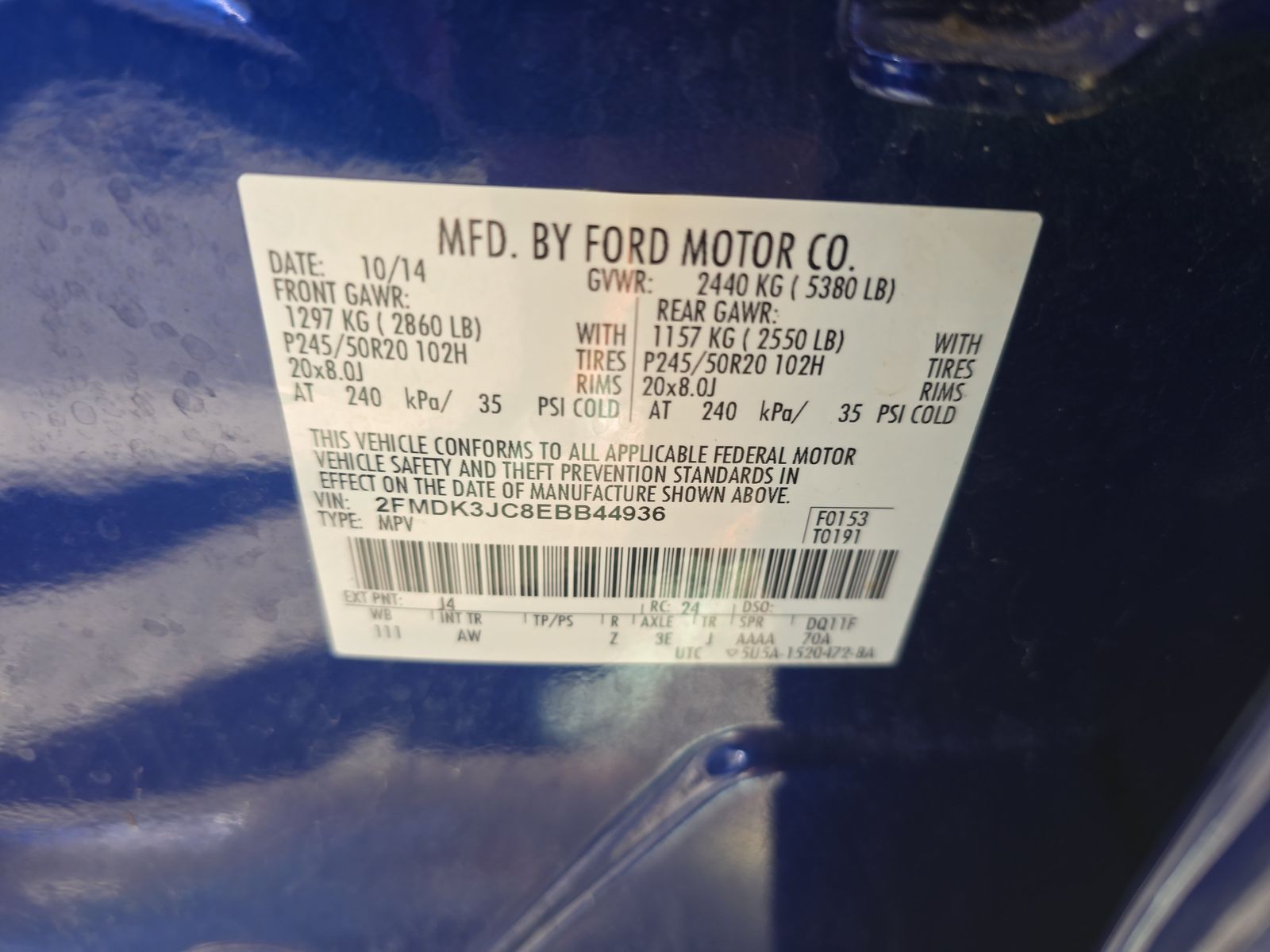 2014 Ford Edge SEL FWD