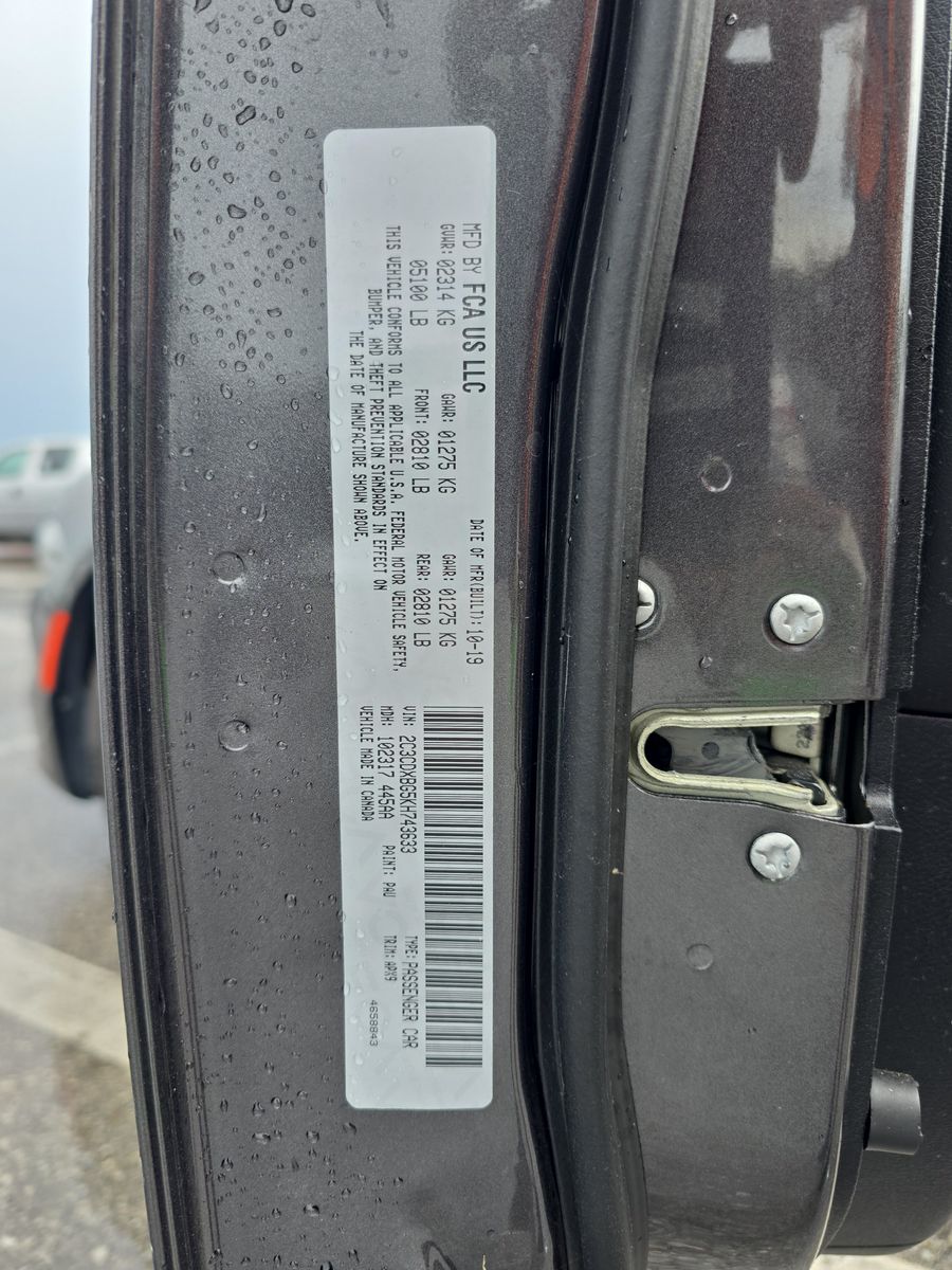 2019 Dodge Charger SXT RWD