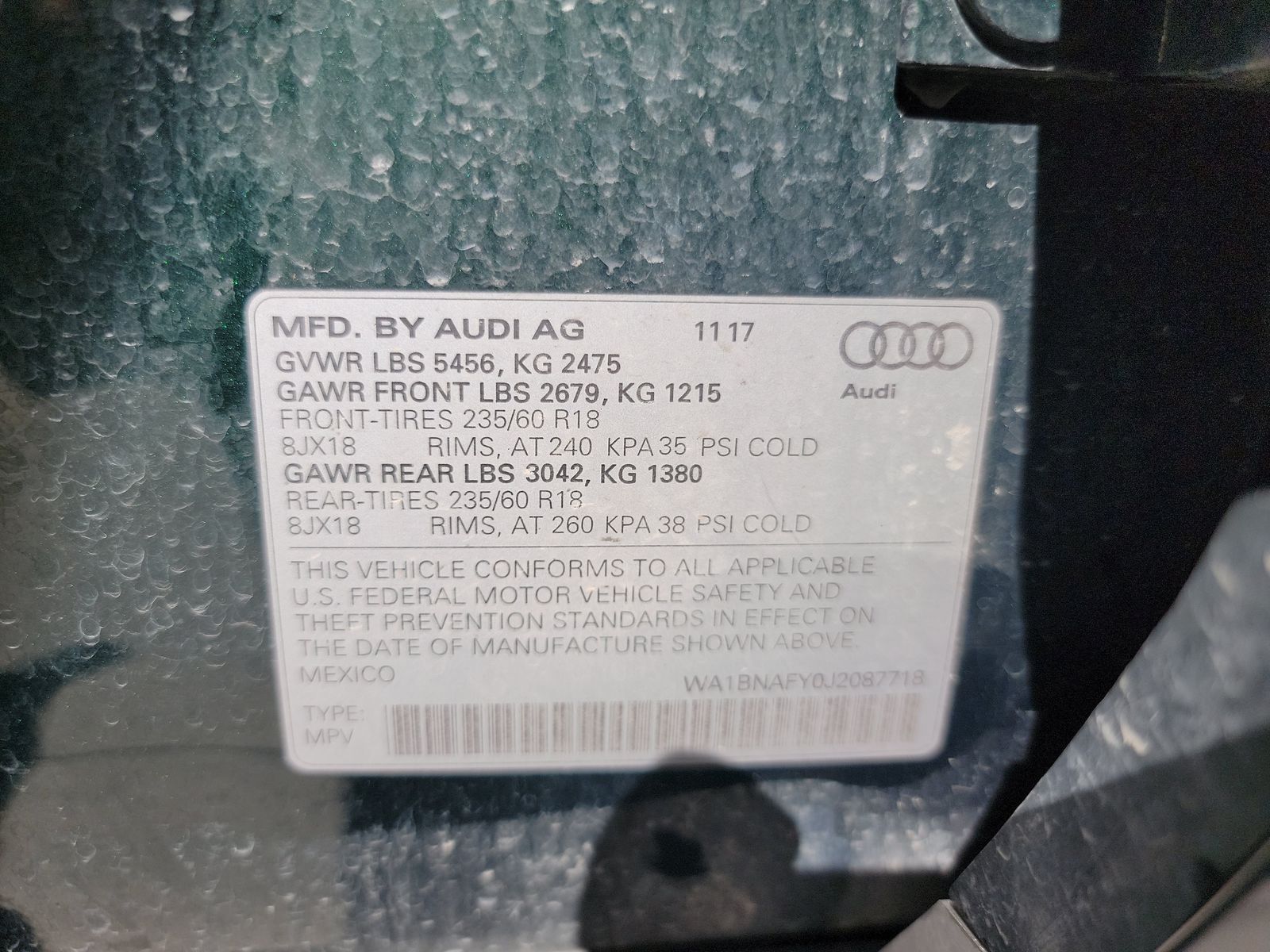 2018 Audi Q5 Premium Plus AWD