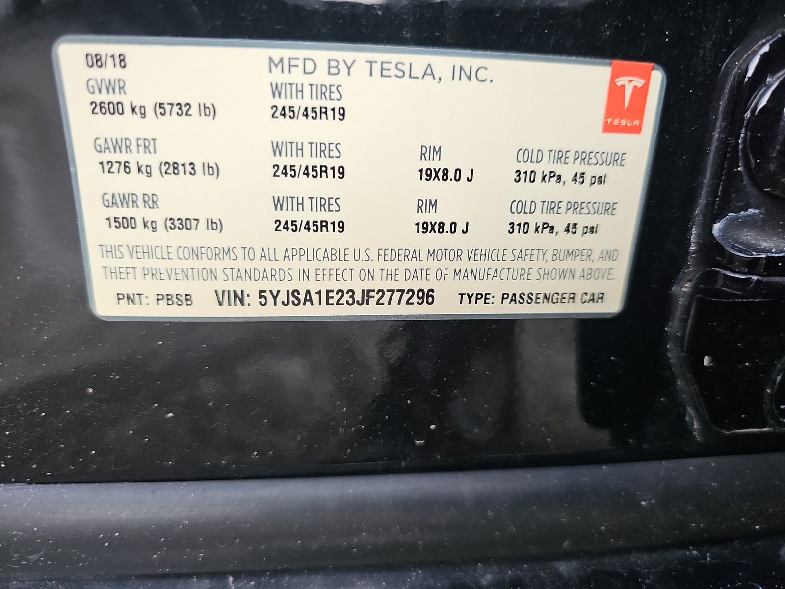 2018 Tesla Model S 75D AWD