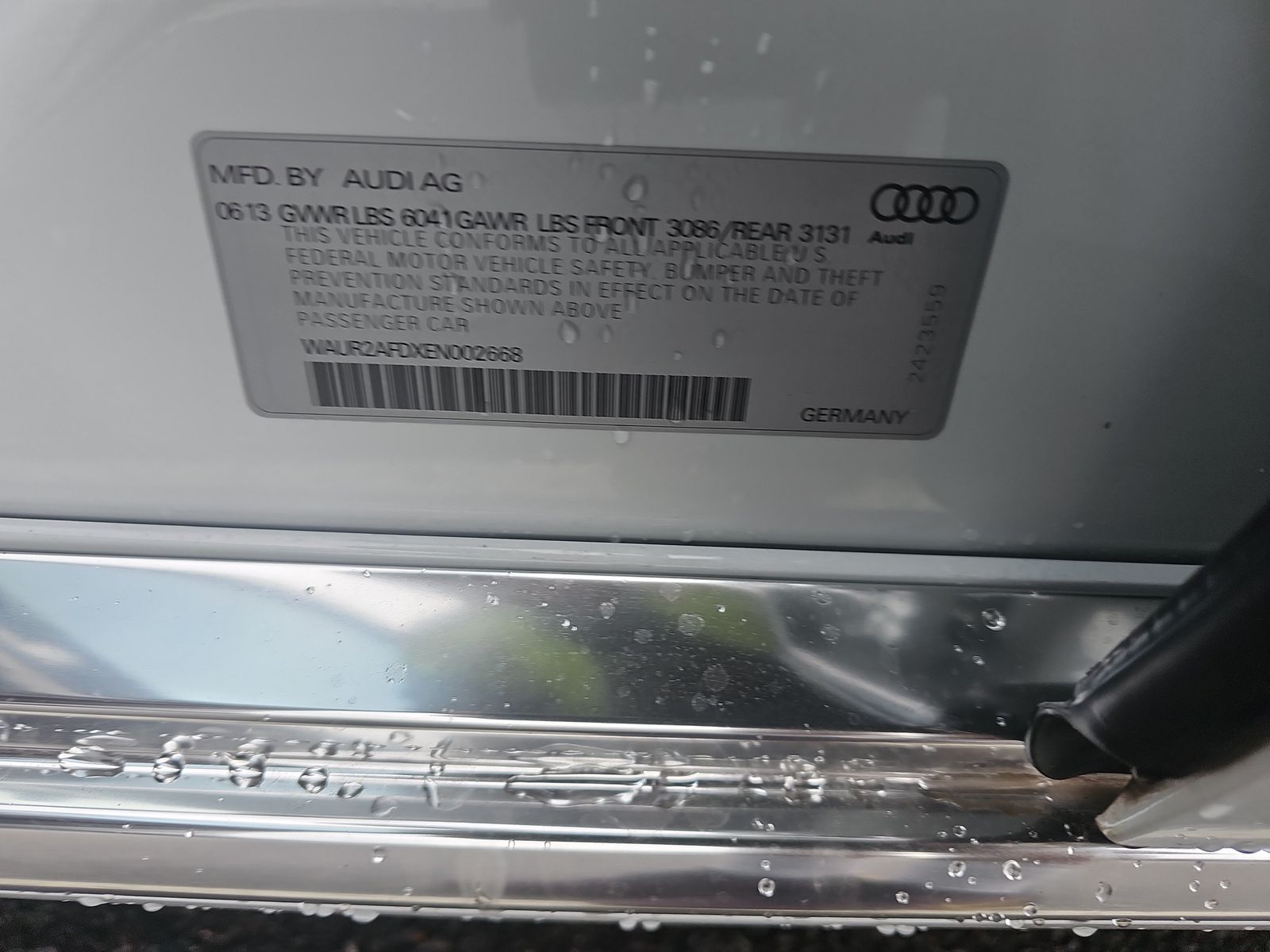 2014 Audi A8 L 4.0T AWD