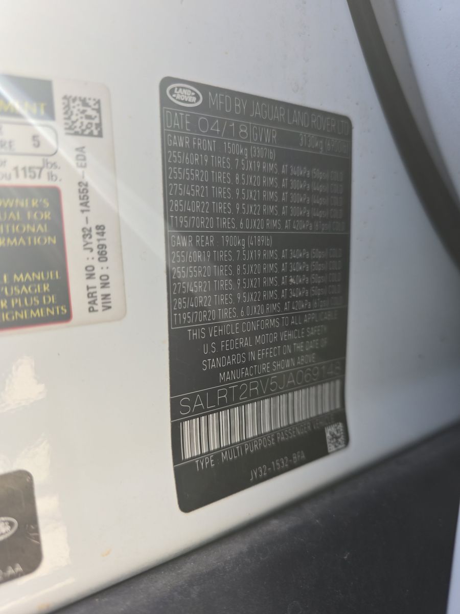 2018 Land Rover Discovery HSE Luxury AWD