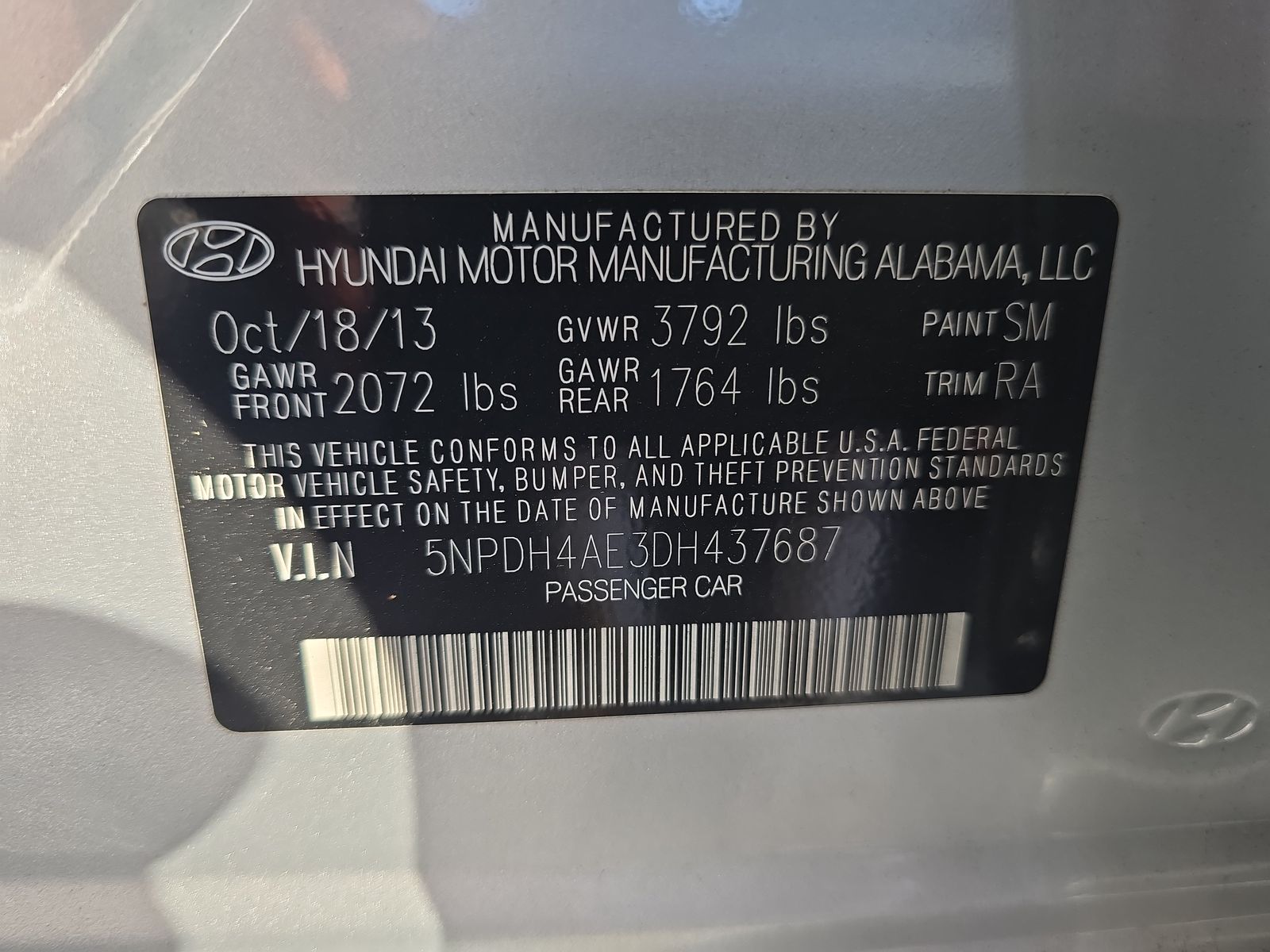 2013 Hyundai Elantra GLS FWD