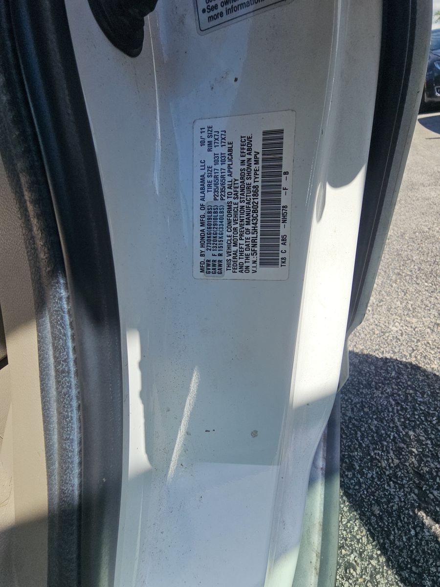 2012 Honda Odyssey EX FWD