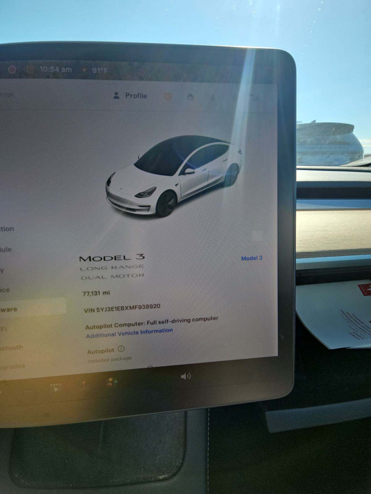 2021 Tesla Model 3 Long Range AWD