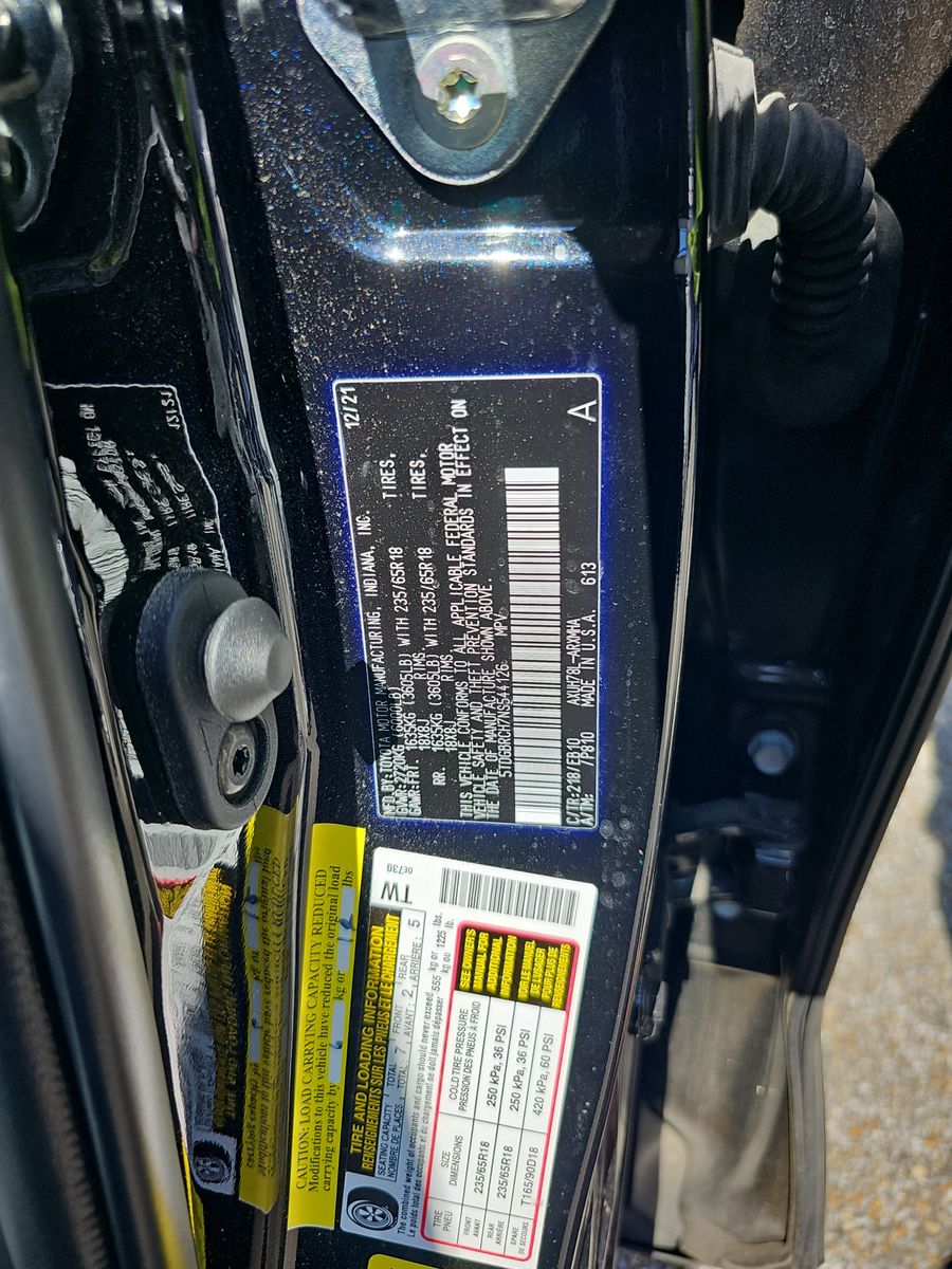 2022 Toyota Highlander Hybrid XLE AWD