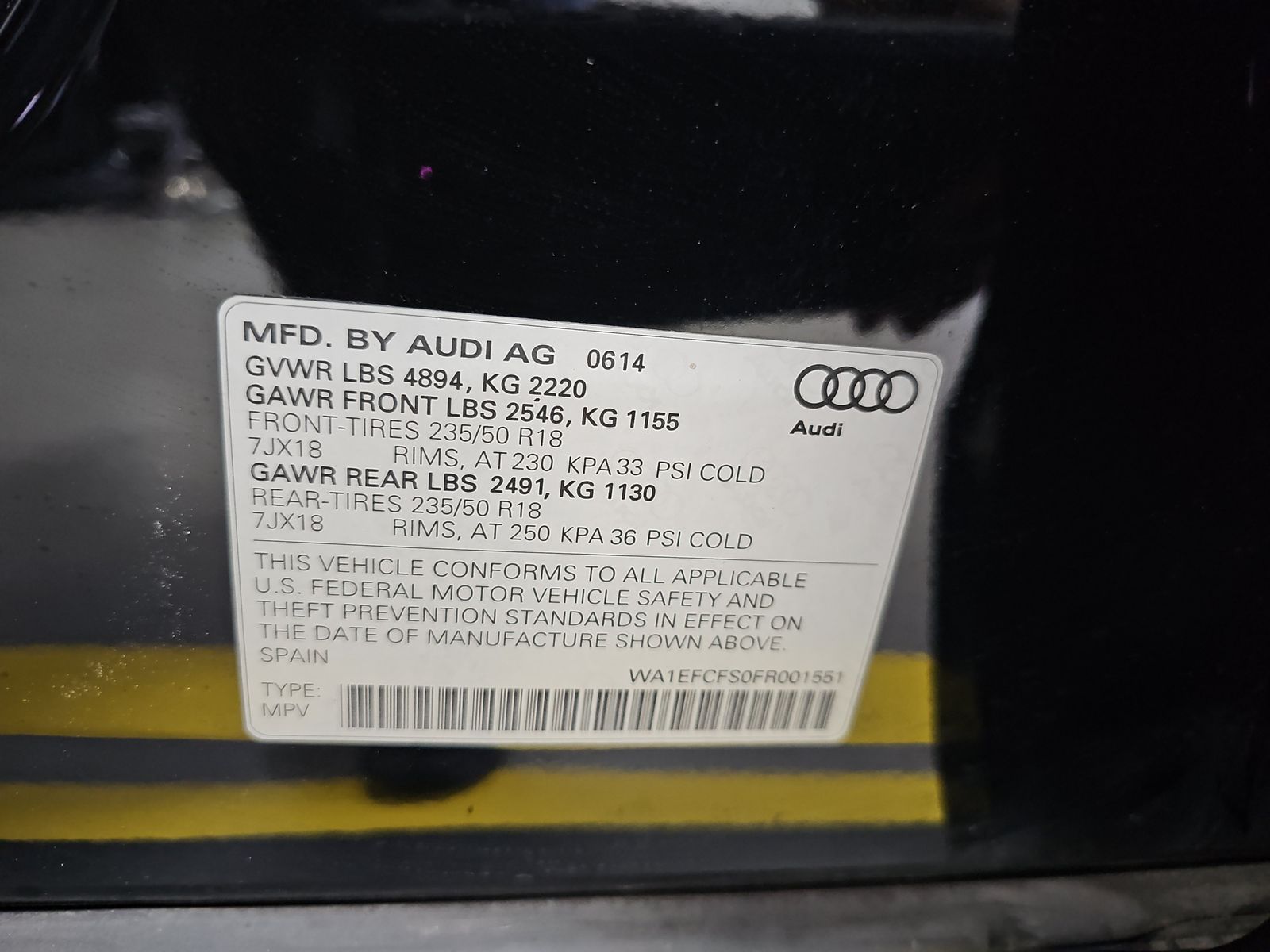 2015 Audi Q3 2.0T Premium Plus AWD