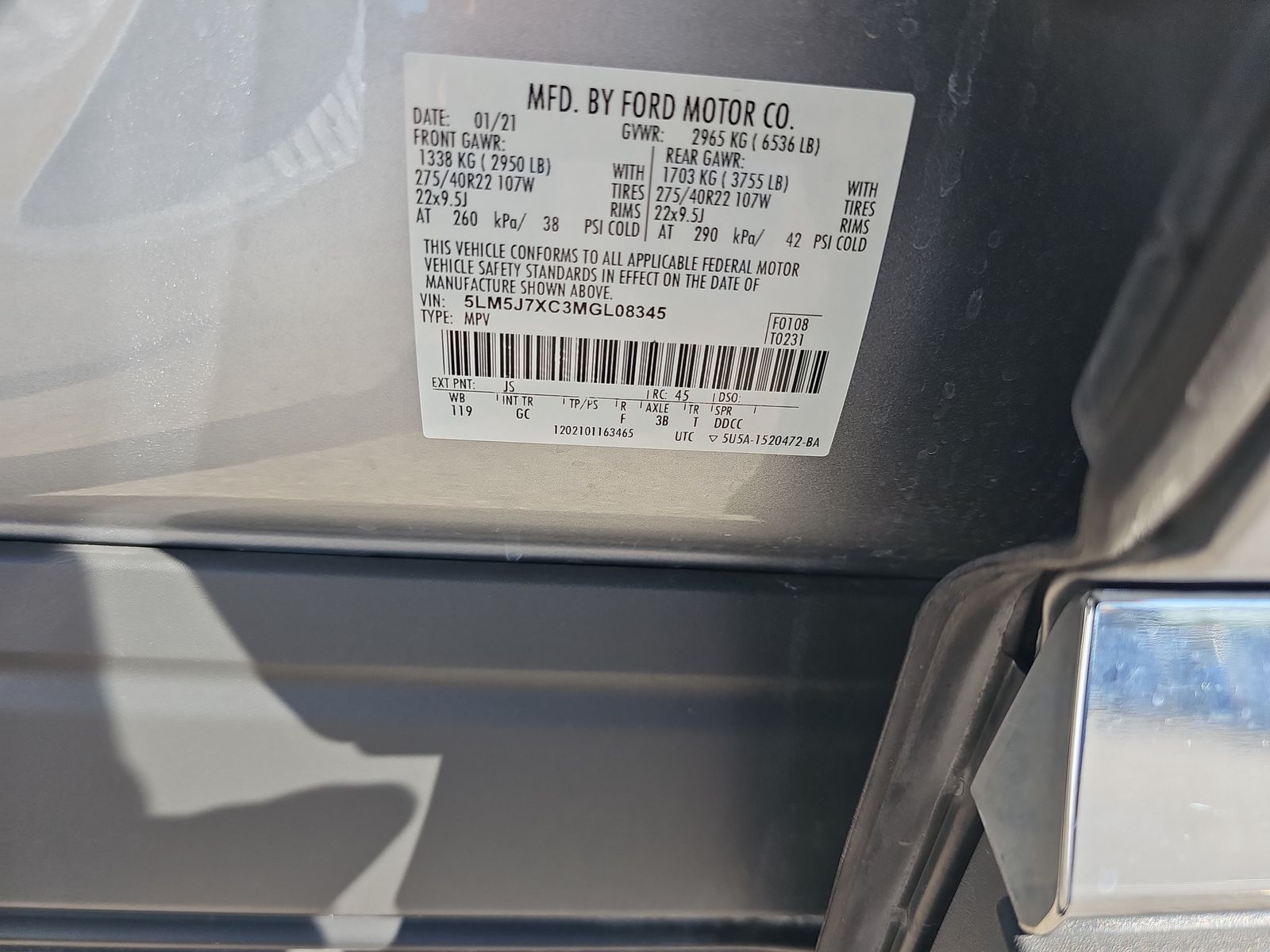 2021 Lincoln Aviator Reserve AWD