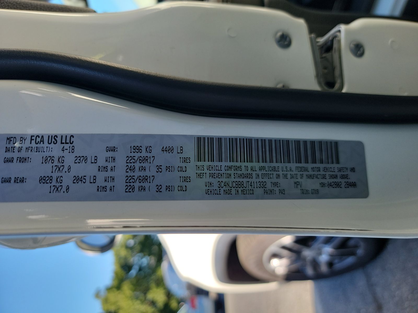 2018 Jeep Compass Latitude FWD