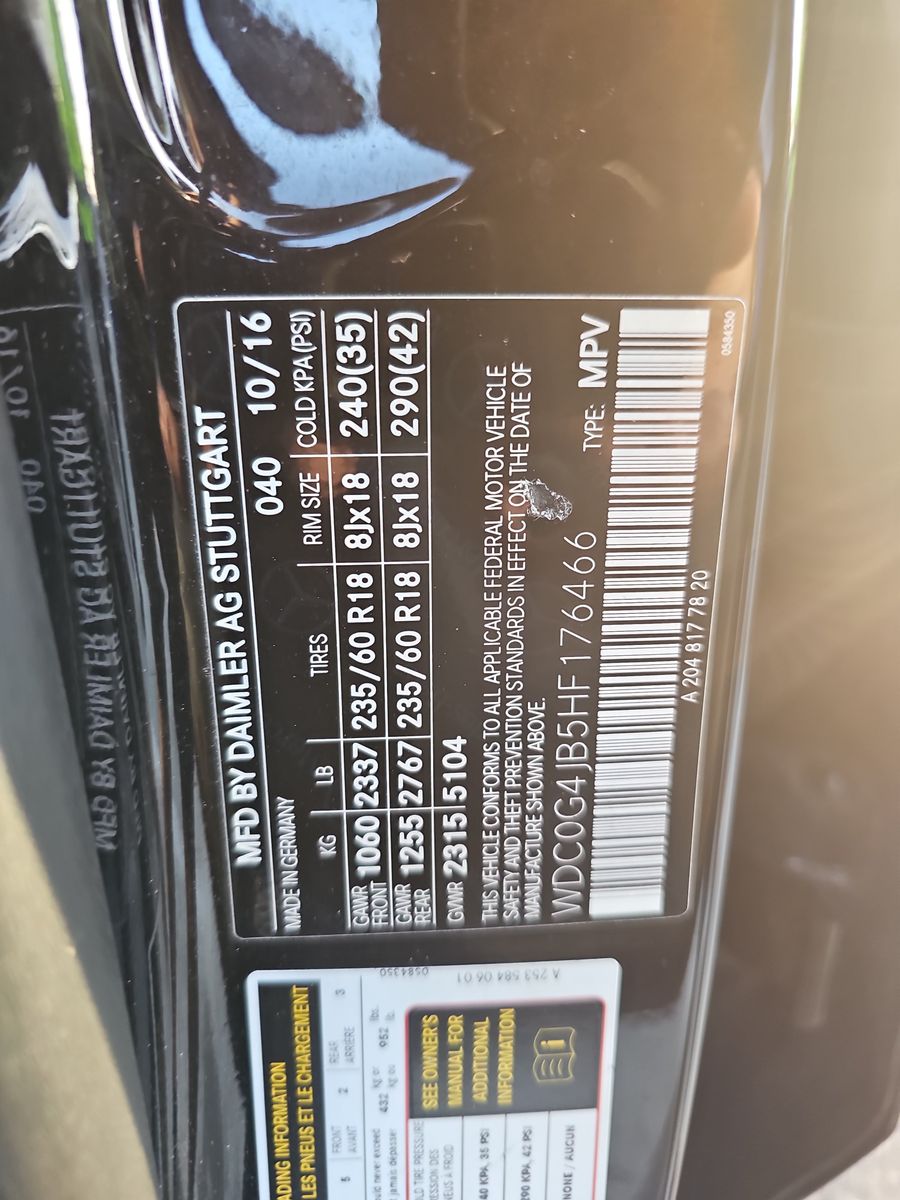2017 Mercedes-Benz GLC GLC 300 RWD