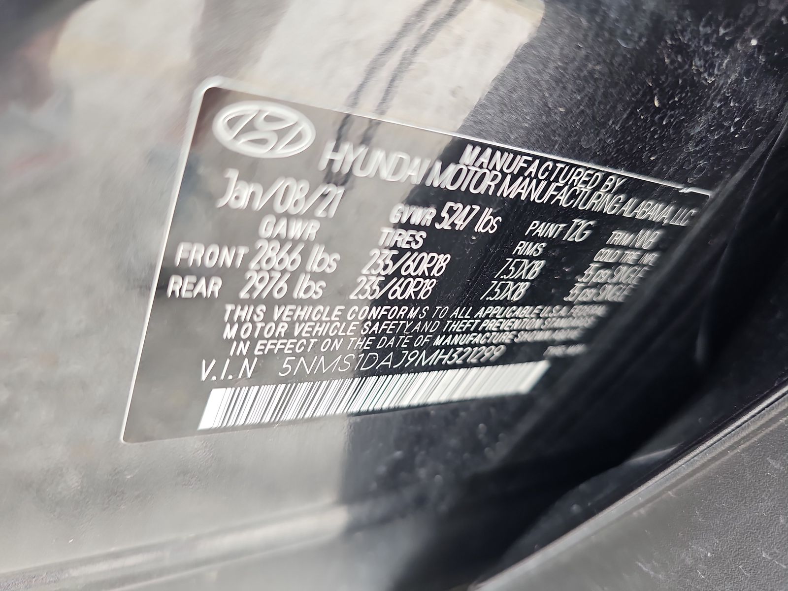 2021 Hyundai Santa Fe SE AWD