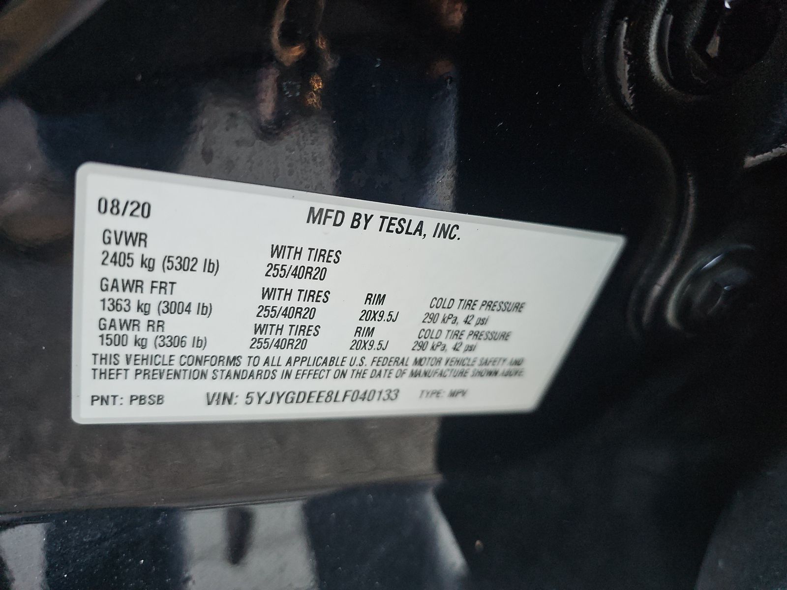 2020 Tesla Model Y Long Range AWD