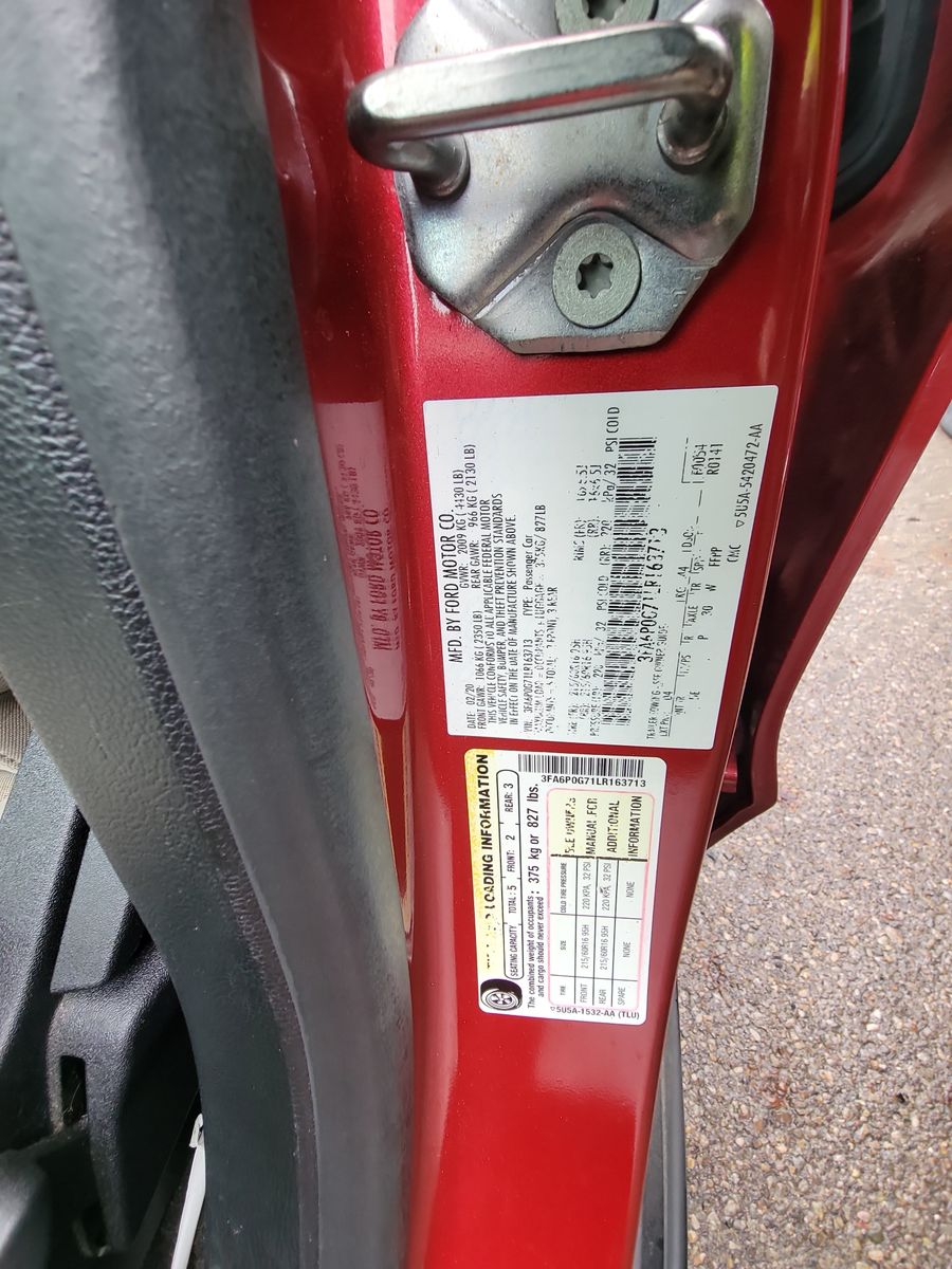 2020 Ford Fusion S FWD