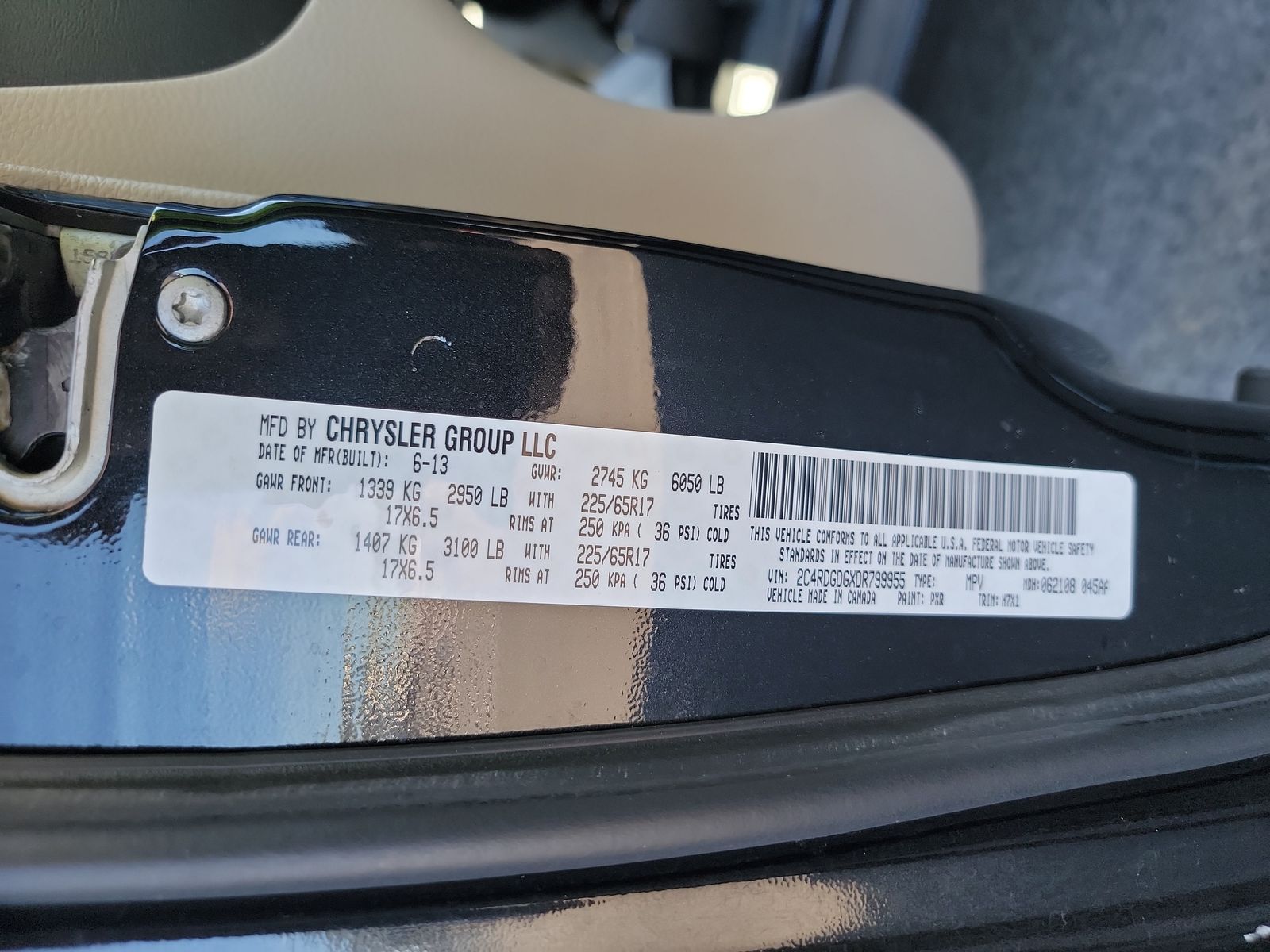 2013 Dodge Grand Caravan Crew FWD