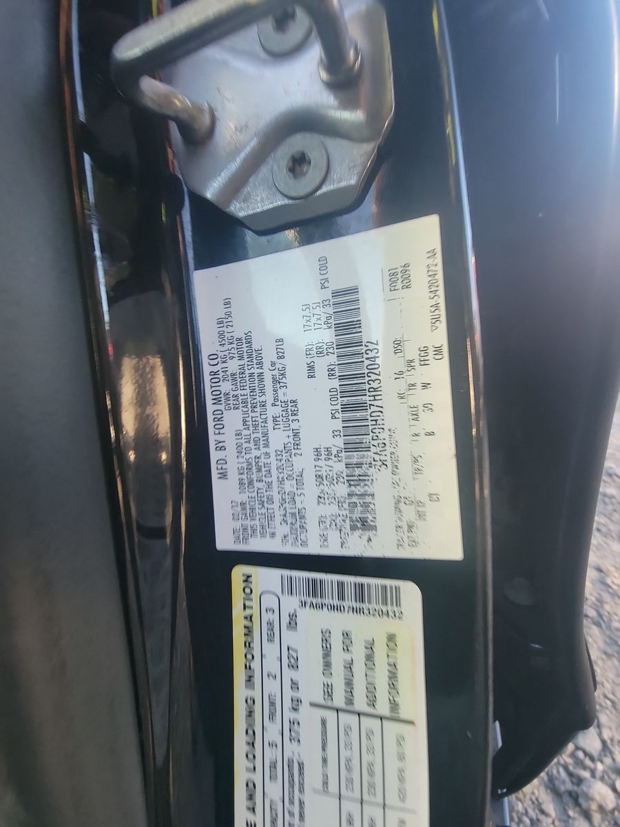 2017 Ford Fusion SE FWD