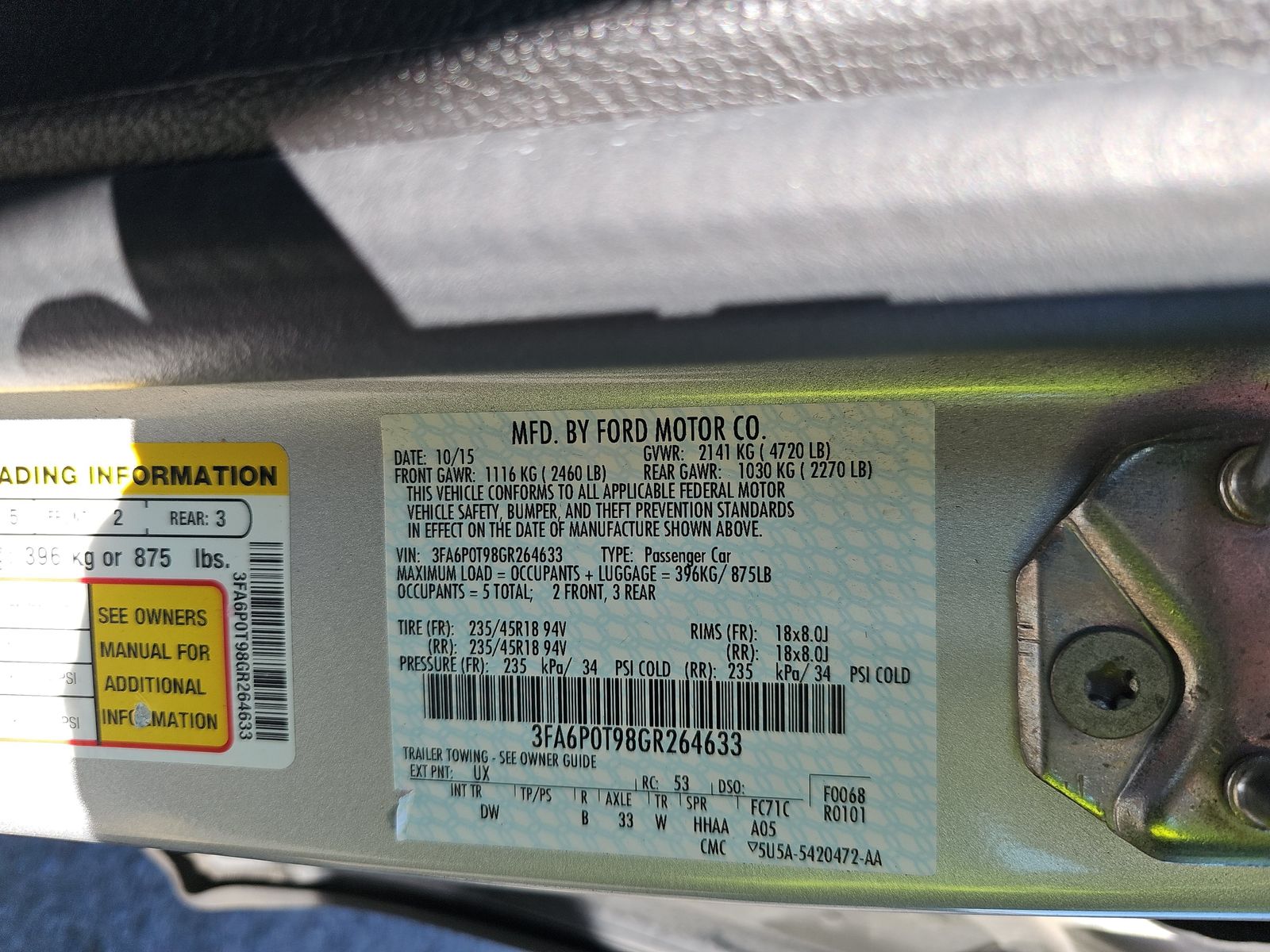 2016 Ford Fusion SE AWD