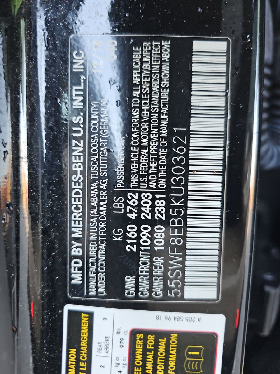 2019 Mercedes-Benz C-Class C 300 AWD