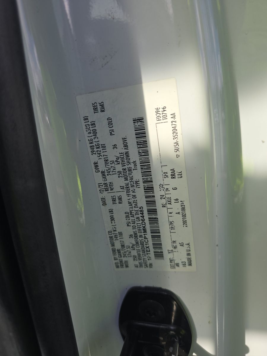 2021 Ford F-150 XL RWD