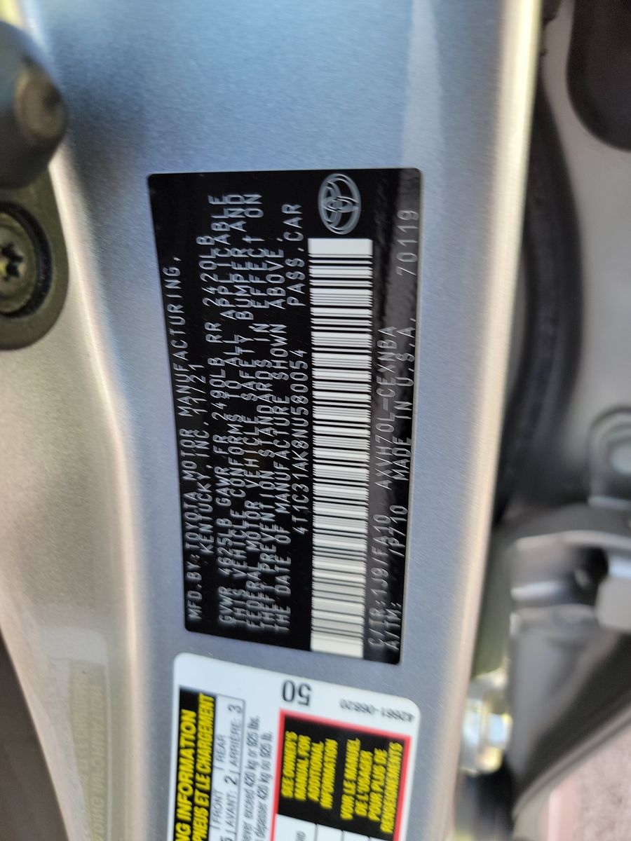 2022 Toyota Camry Hybrid LE FWD