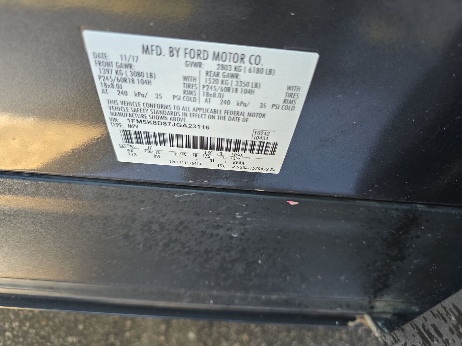 2018 Ford Explorer XLT AWD