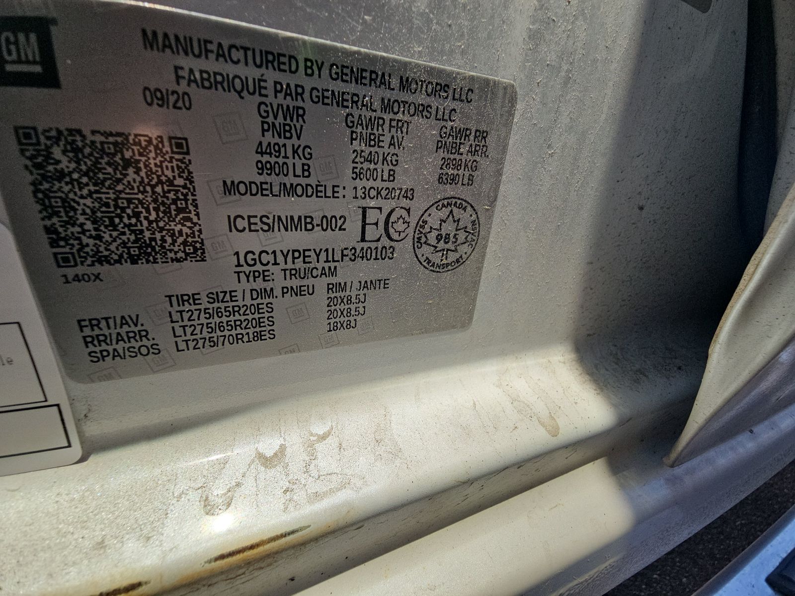 2020 Chevrolet Silverado 2500HD LTZ AWD