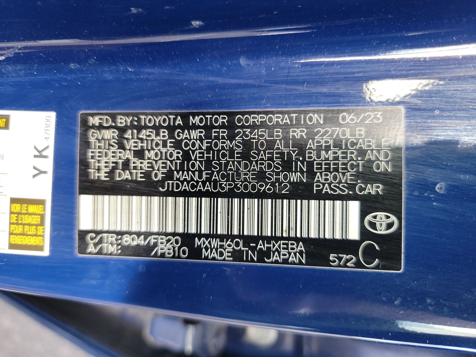 2023 Toyota Prius LE FWD