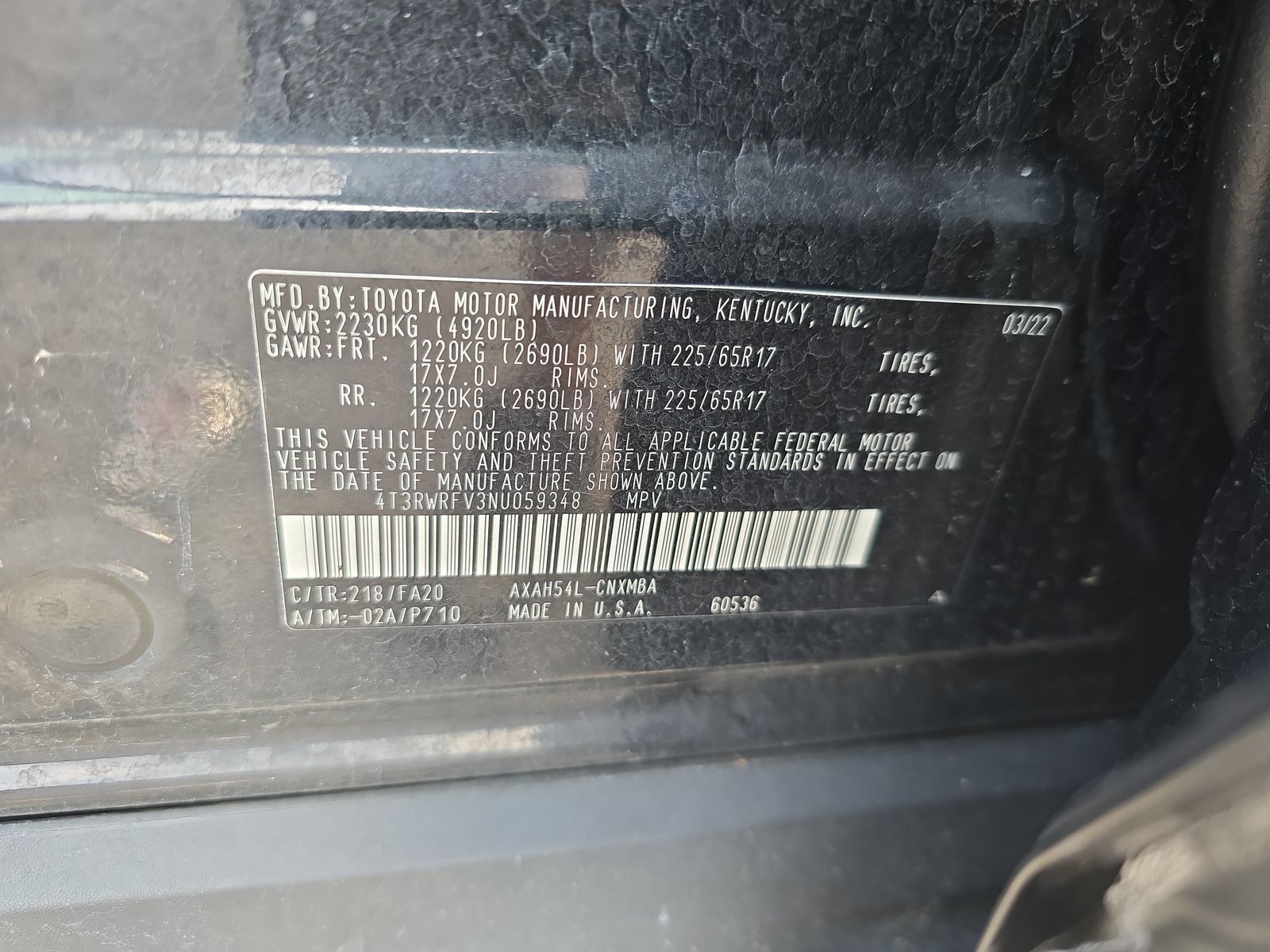 2022 Toyota RAV4 Hybrid XLE AWD