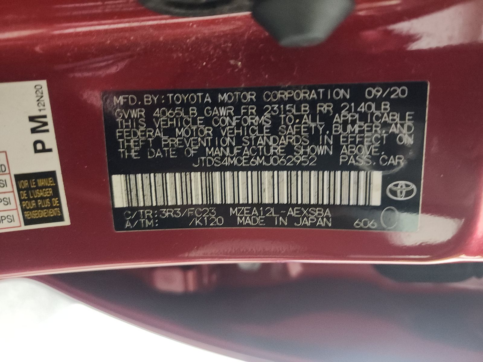 2021 Toyota Corolla SE FWD