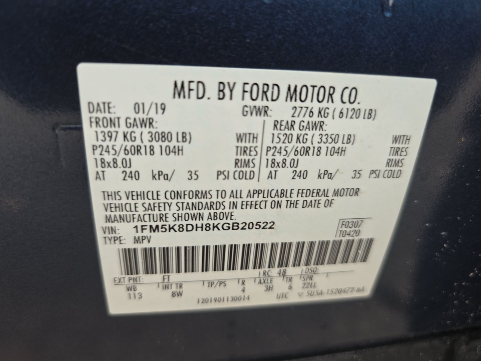 2019 Ford Explorer XLT AWD