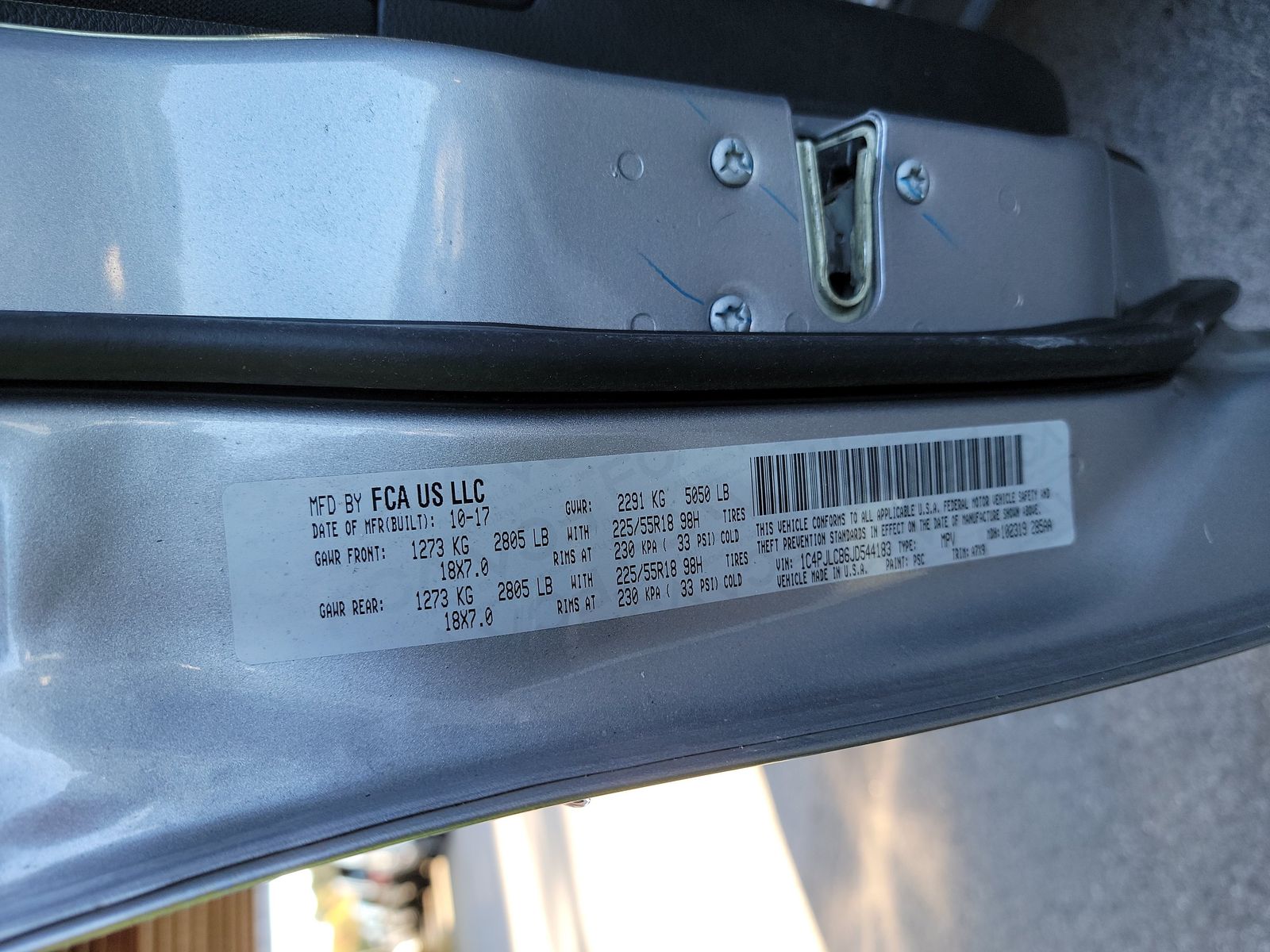 2018 Jeep Cherokee Latitude FWD