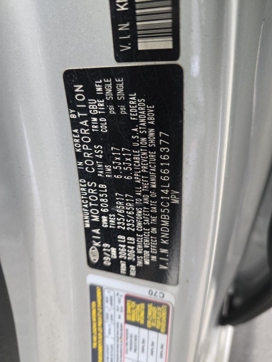 2020 Kia Sedona LX FWD