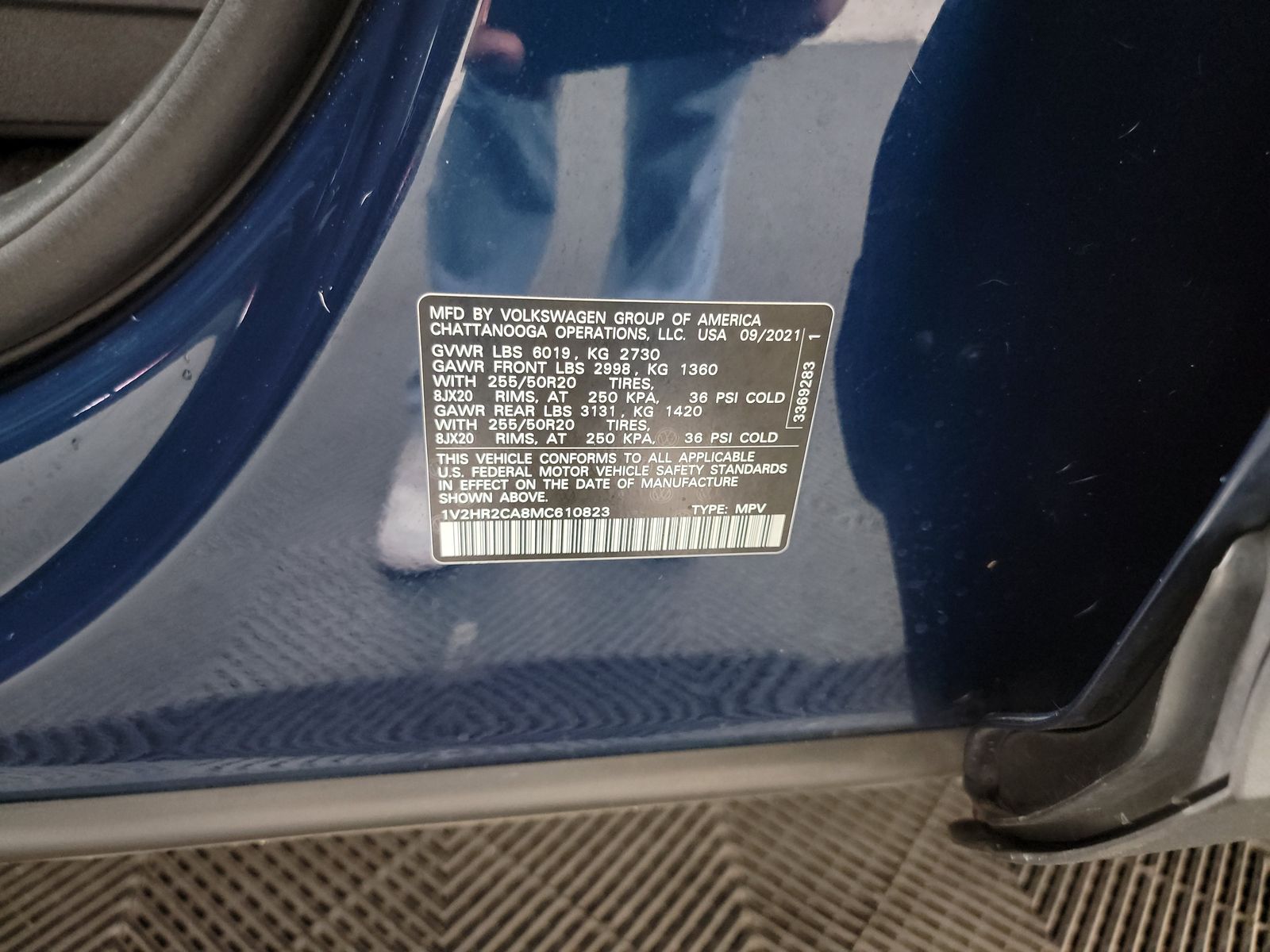 2021 Volkswagen Atlas 3.6L SE AWD