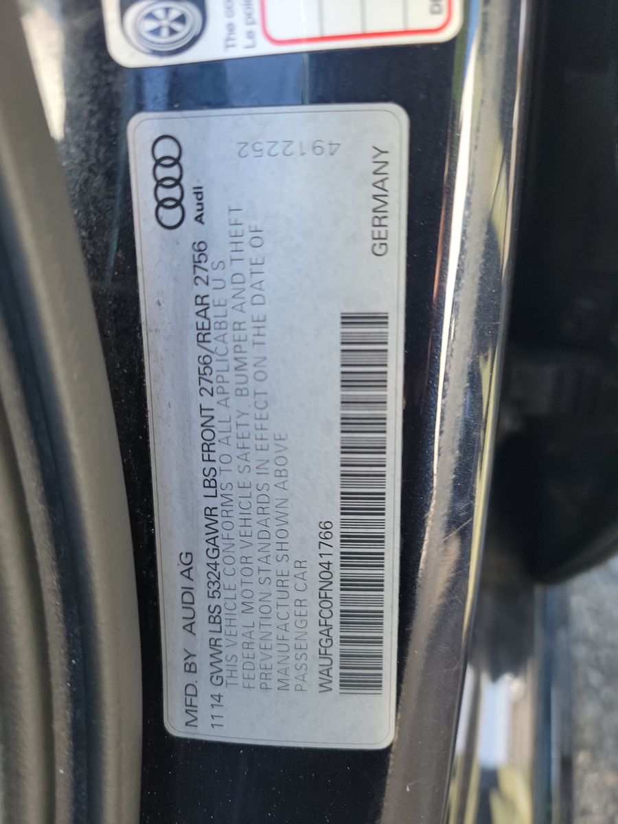 2015 Audi A6 3.0T Premium Plus AWD