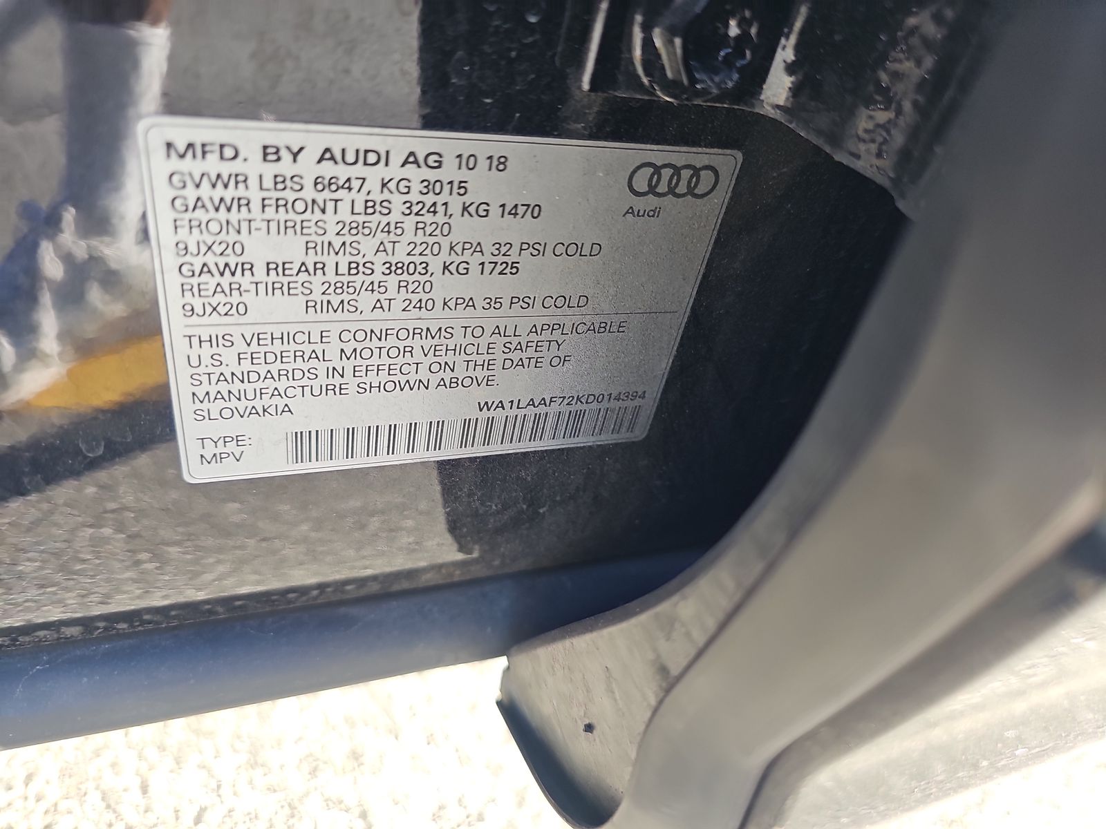 2019 Audi Q7 3.0T Premium Plus AWD