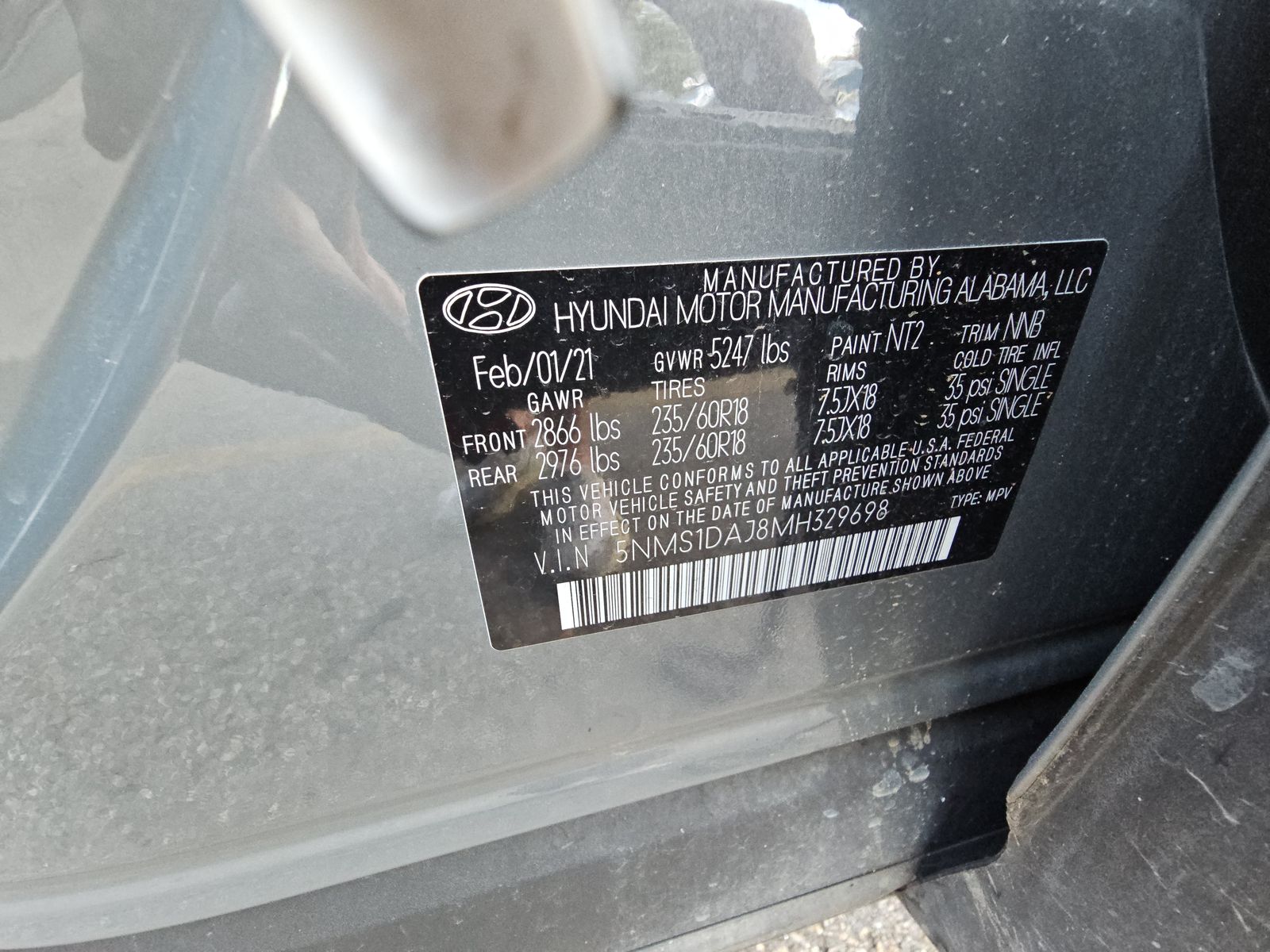 2021 Hyundai Santa Fe SE AWD