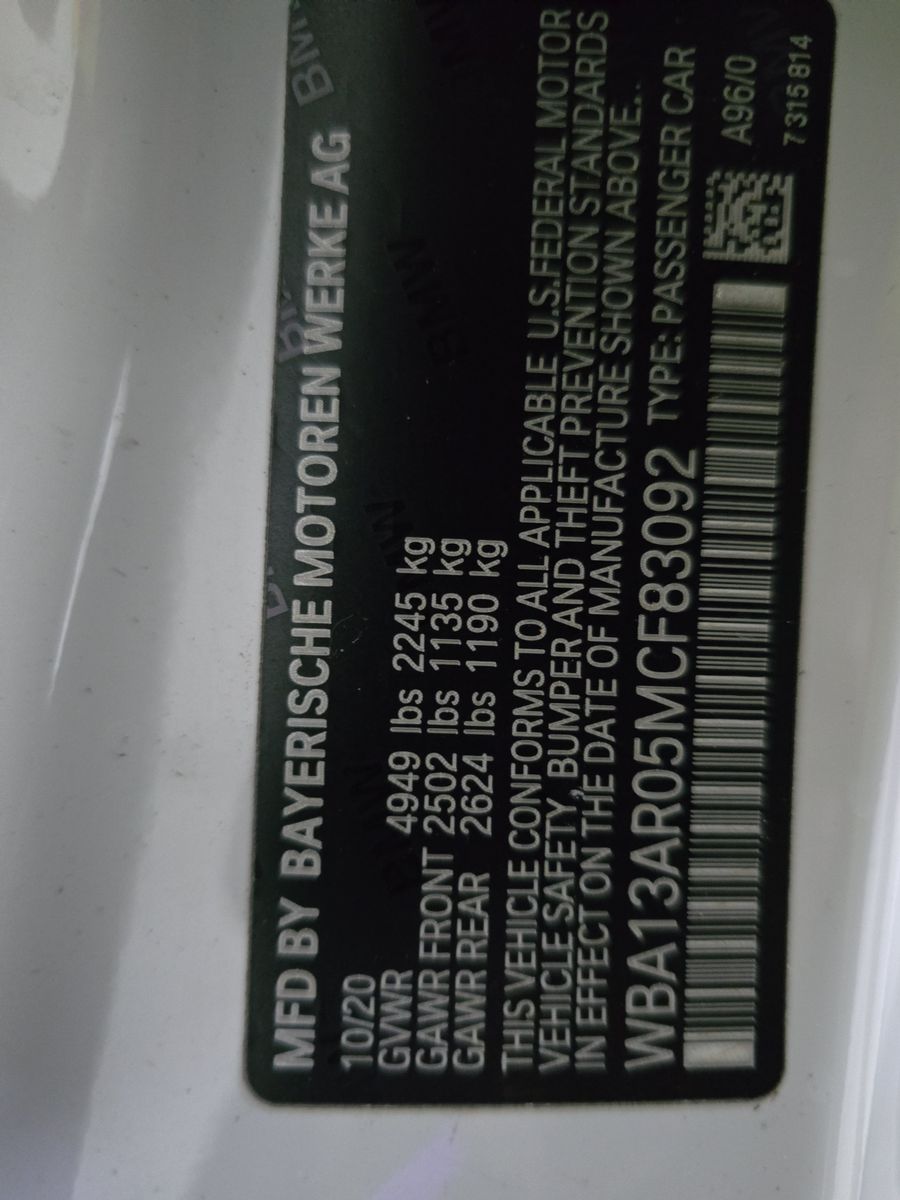 2021 BMW 4 Series M440i xDrive AWD