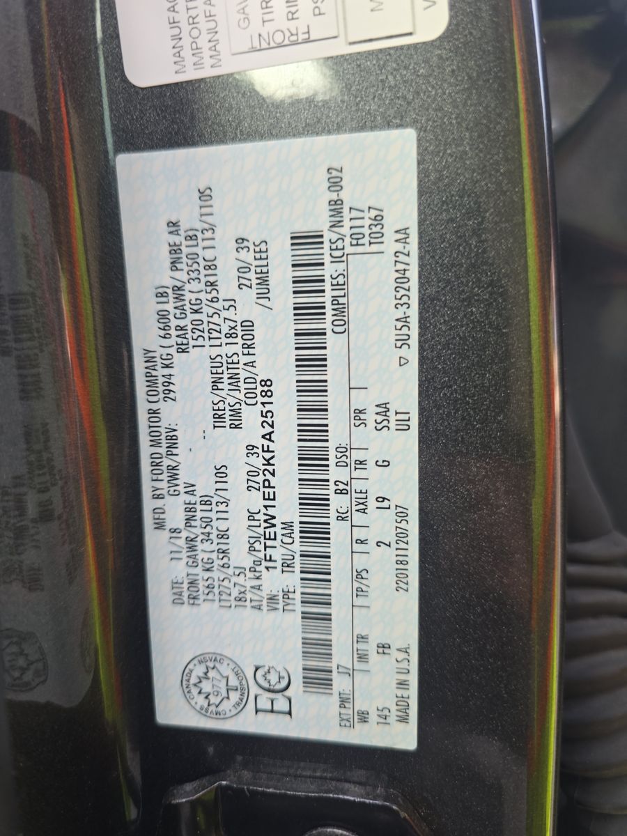 2019 Ford F-150 XLT AWD