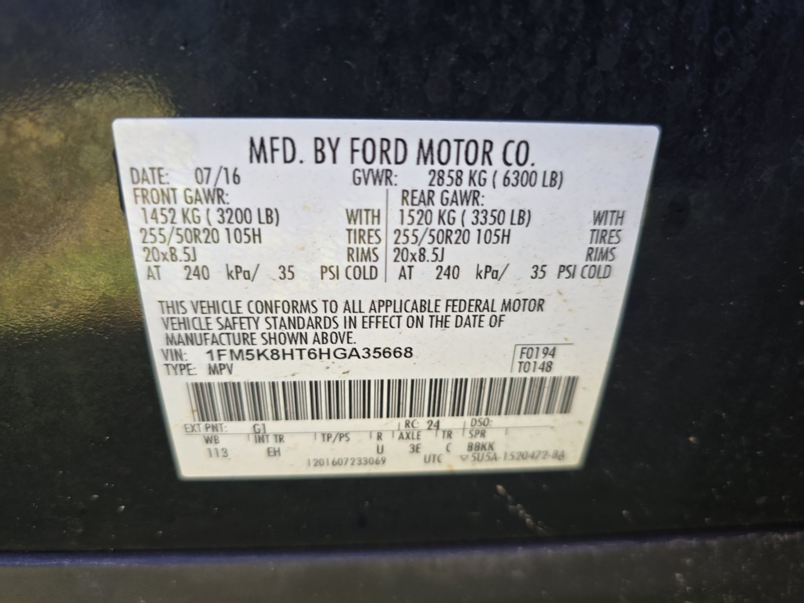 2017 Ford Explorer Platinum AWD