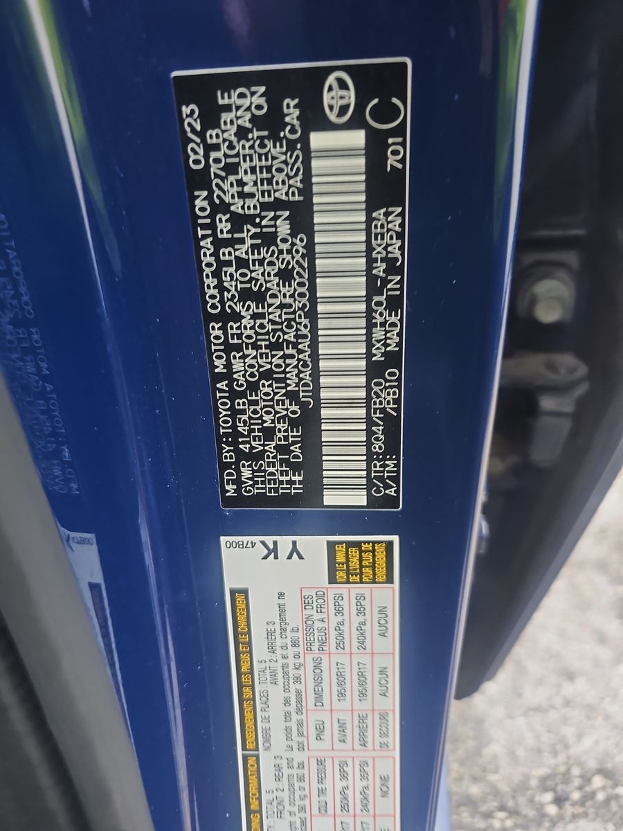 2023 Toyota Prius LE FWD